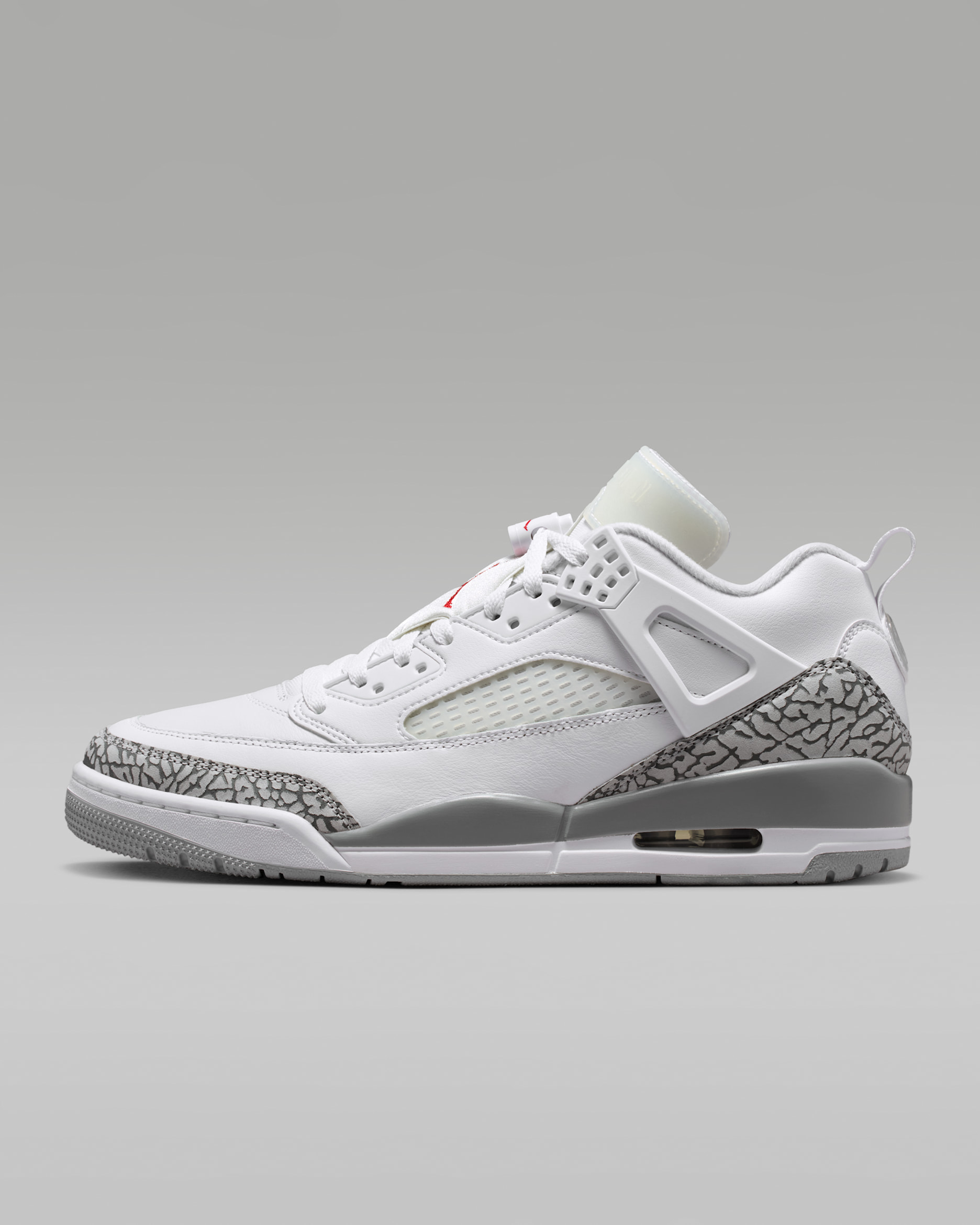 Jordan Spizike Low Men's Shoes - White/Varsity Red/Cool Grey/Wolf Grey