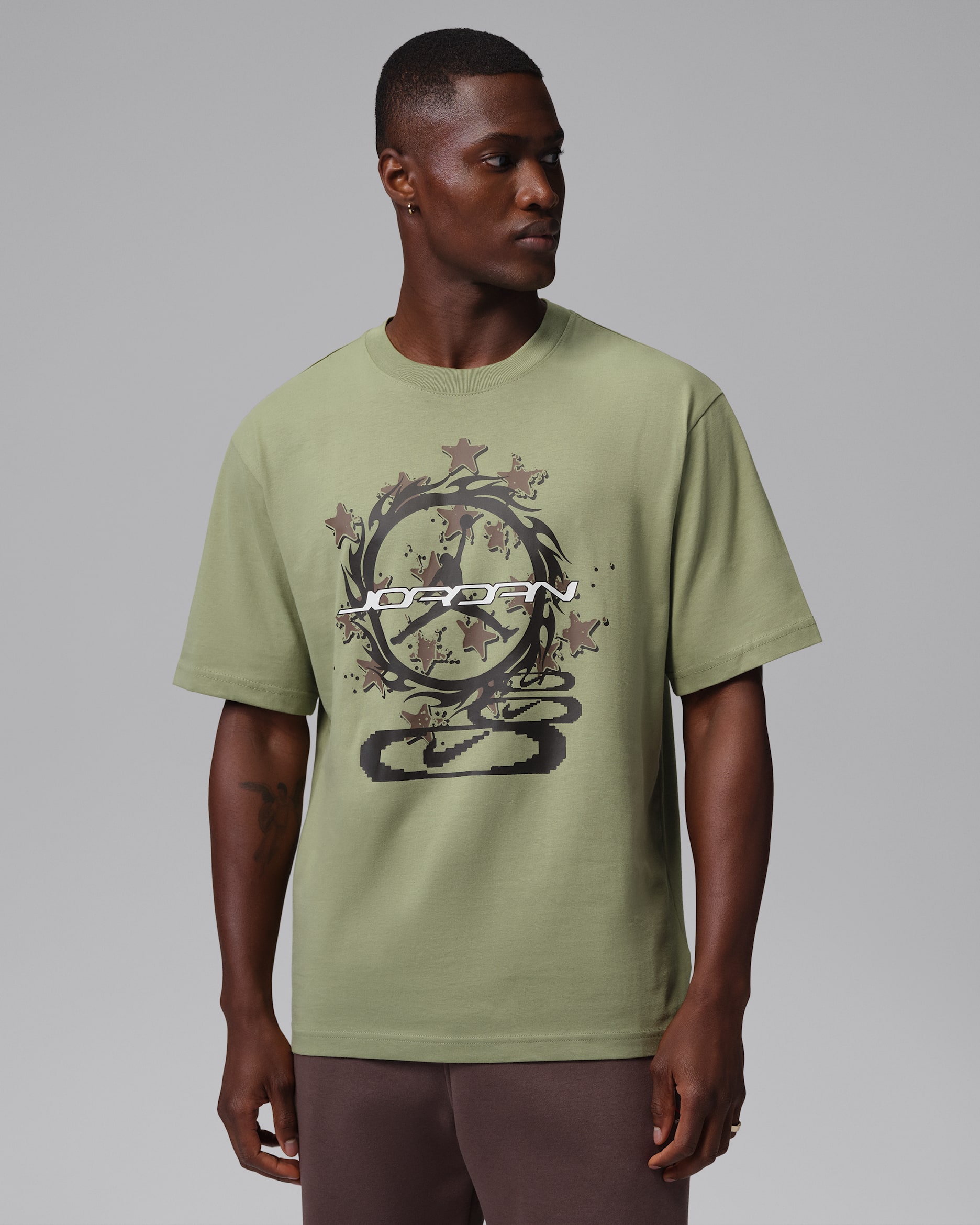 Jordan Men's Graphic T-Shirt - Alligator/Velvet Brown/Sail