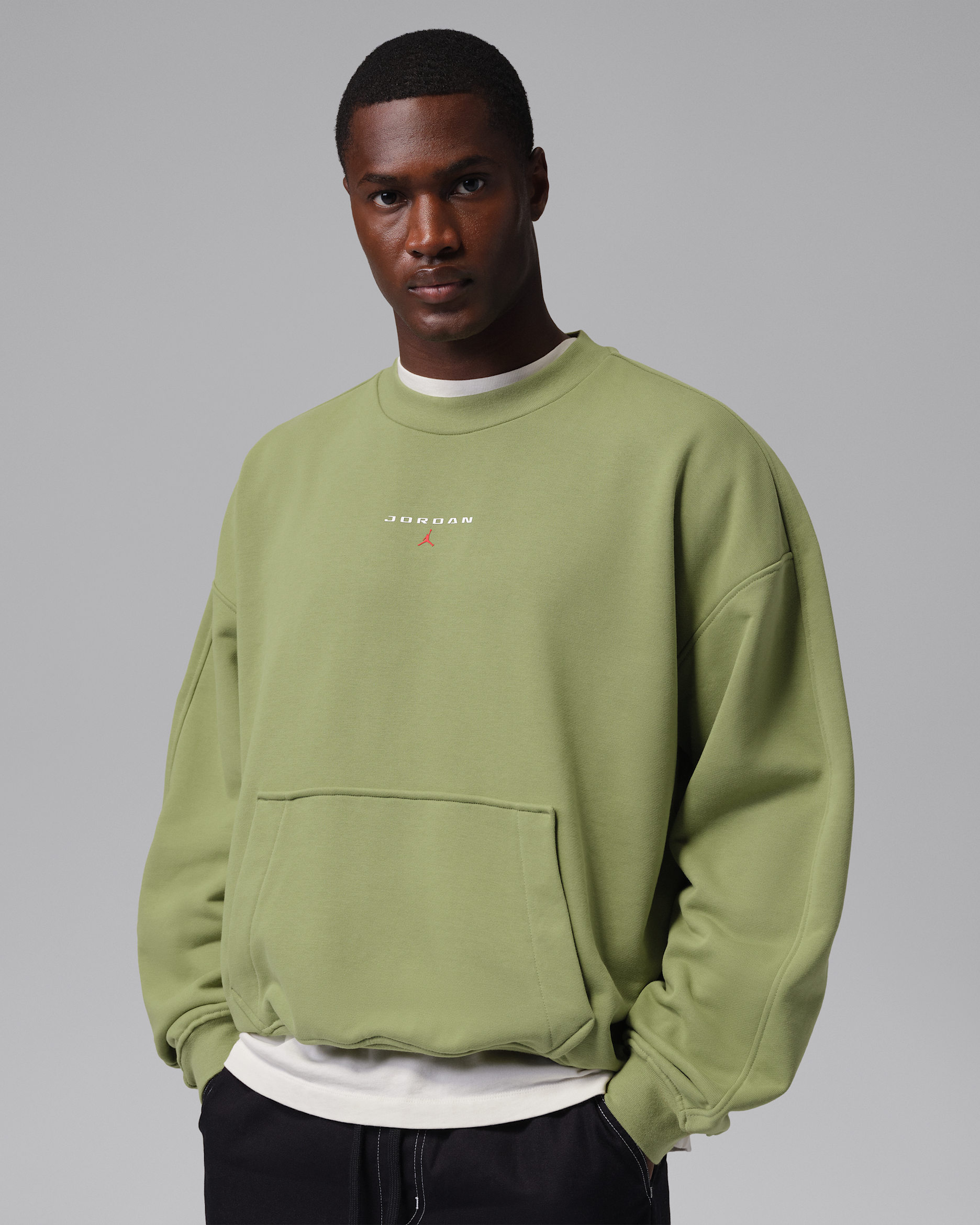 Sudadera de cuello redondo para hombre Jordan Flight Fleece - Caimán
