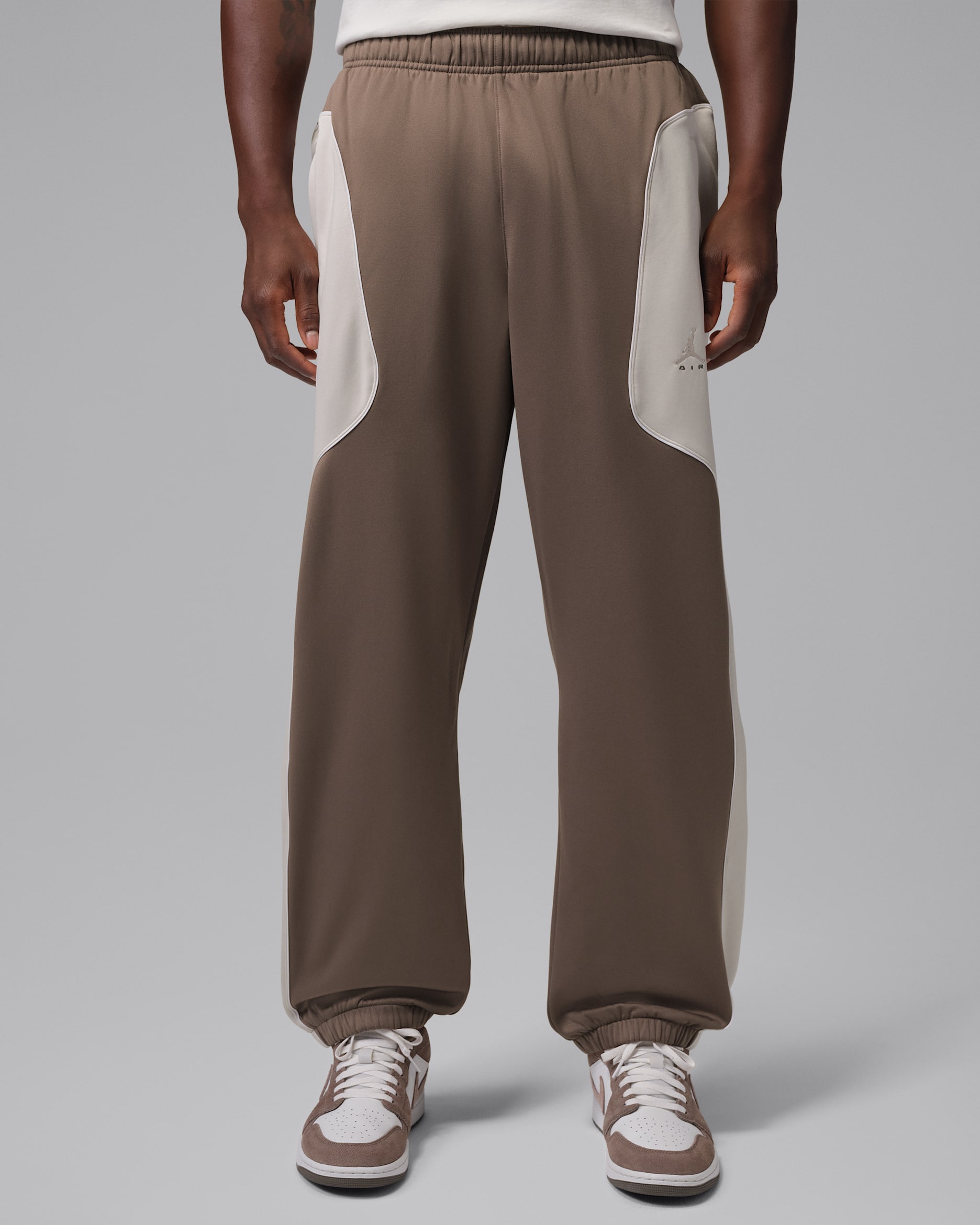 Jordan Brooklyn Men's Tracksuit Bottoms - Palomino/Light Bone