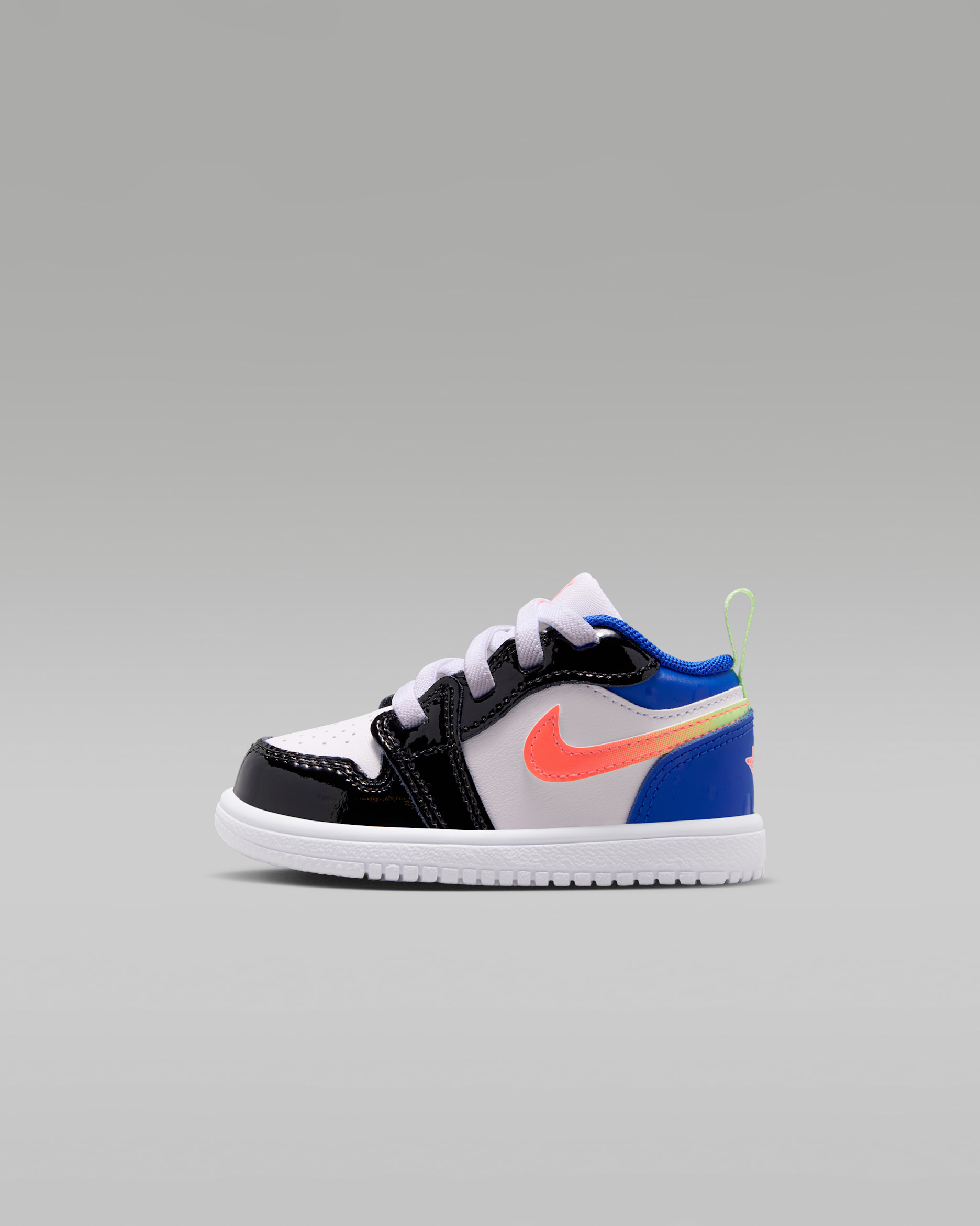 Jordan 1 Low Alt SE Baby/Toddler Shoes - White/Black/Game Royal/Bright Mango