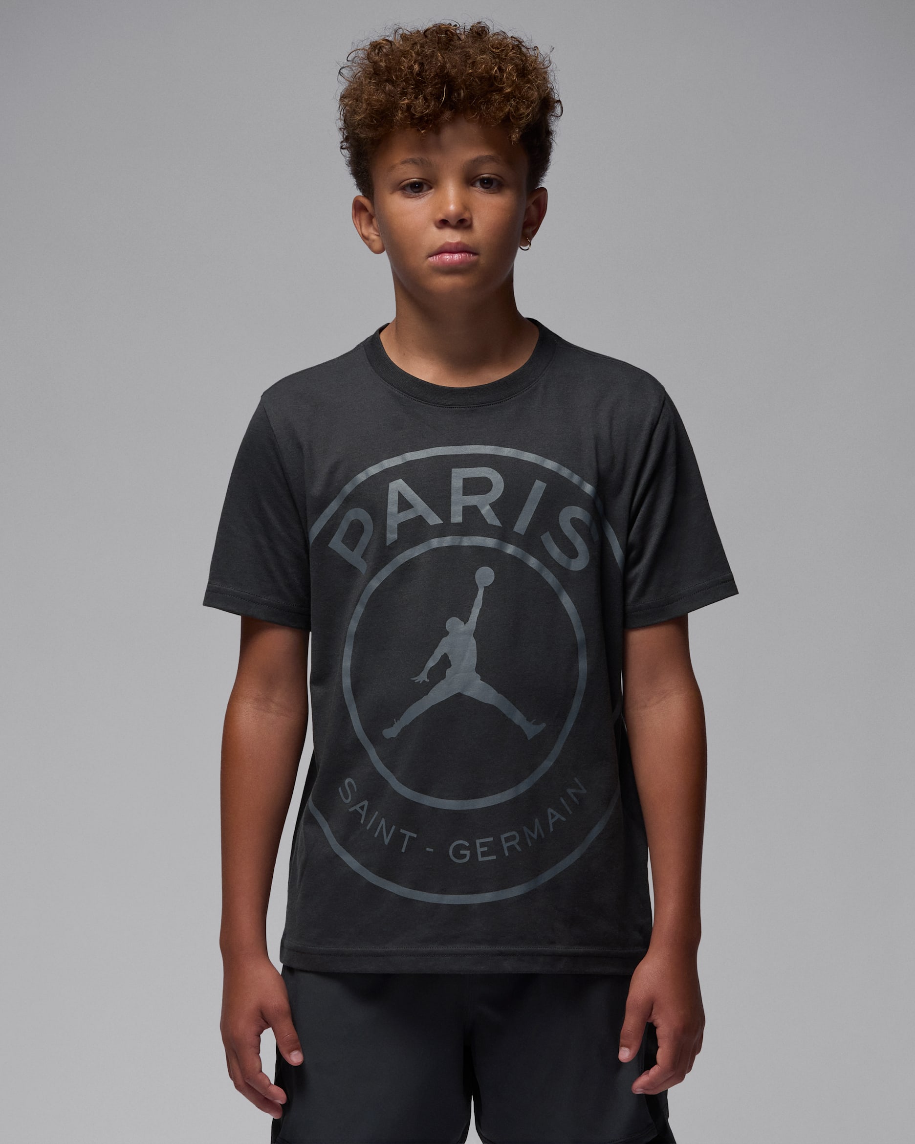Jordan Paris Saint-Germain Older Kids' T-Shirt - Anthracite