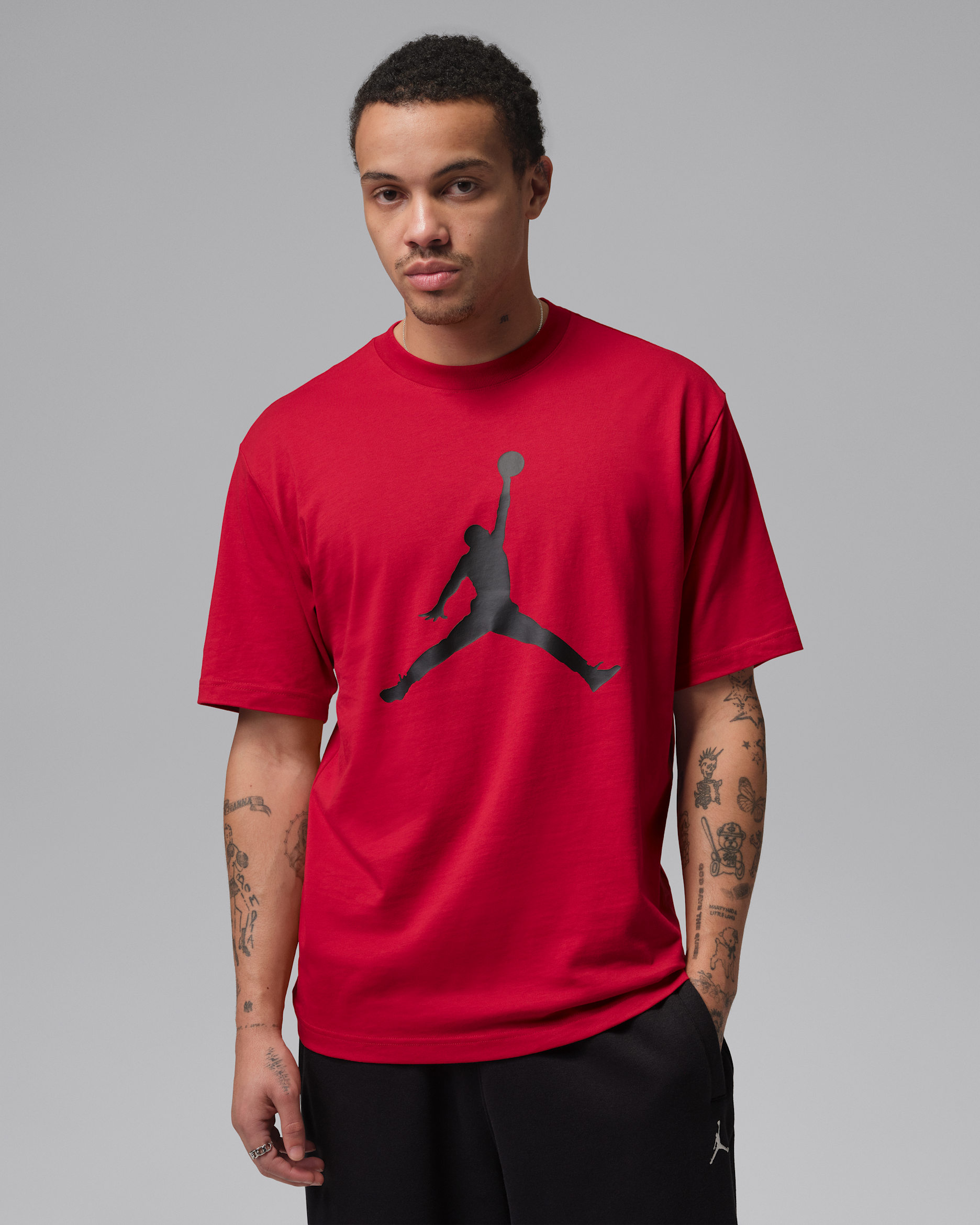 Jordan T-Shirt (Herren) - Gym Red/Schwarz/Schwarz