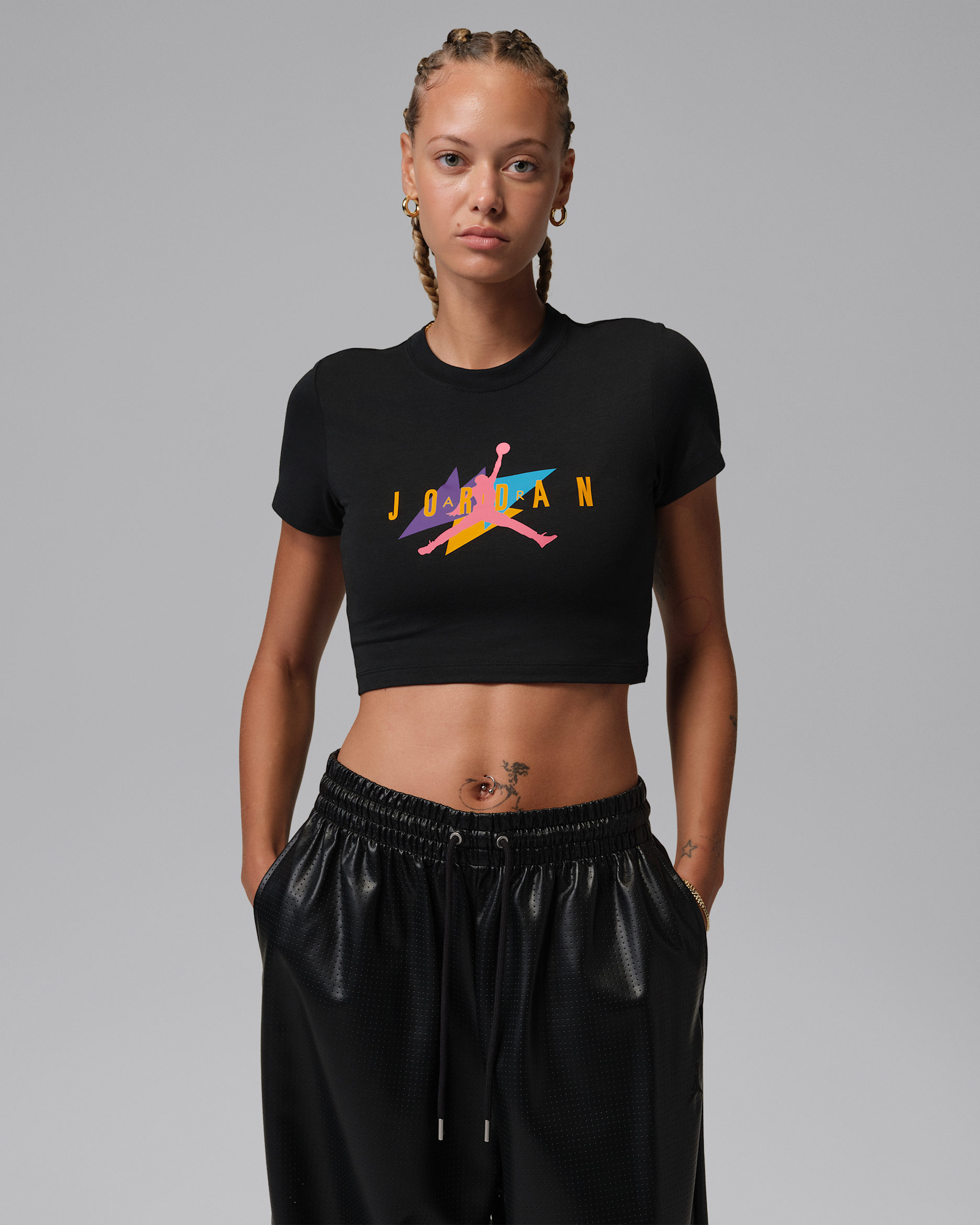 Jordan Flight Women's Graphic T-Shirt - Black/White