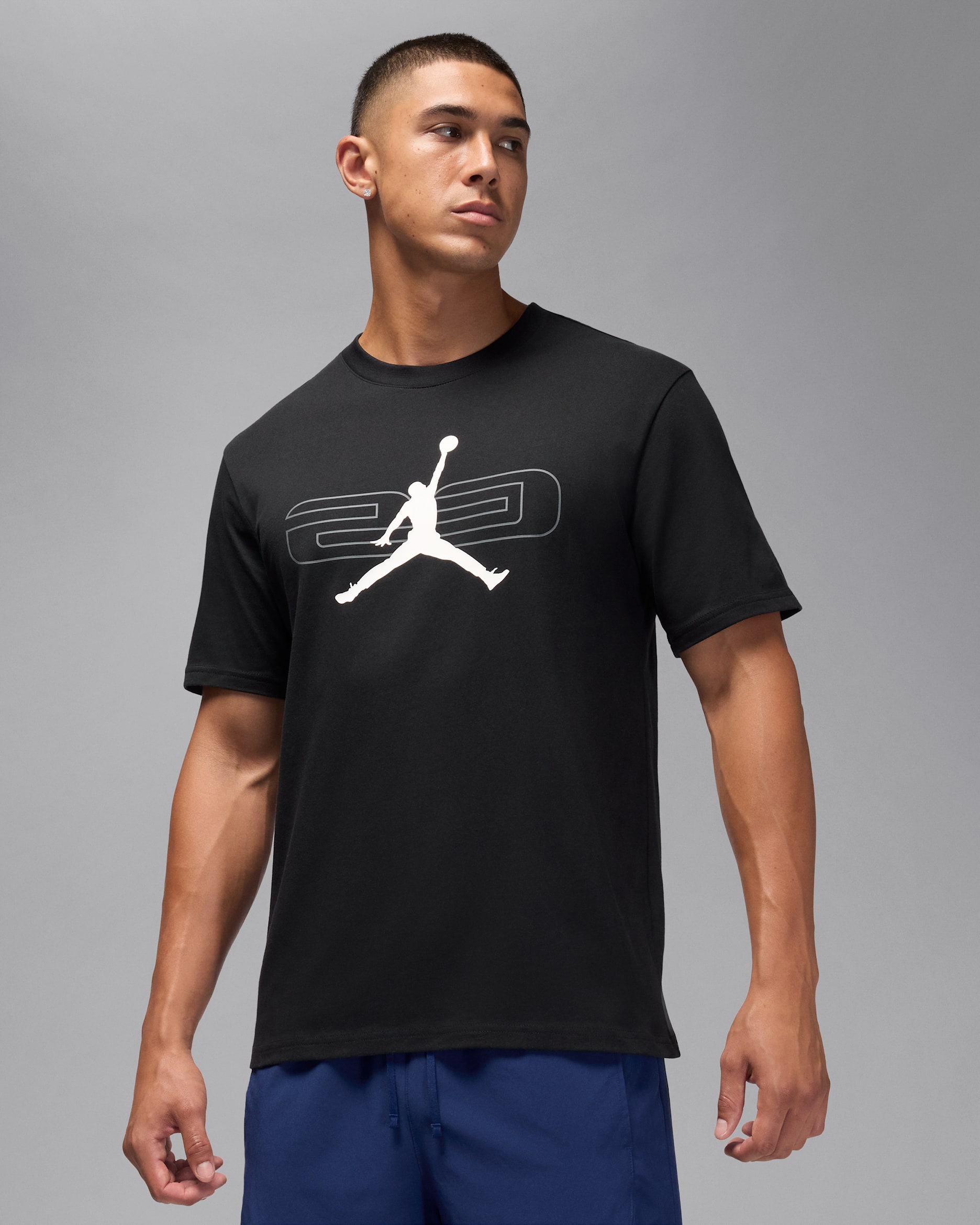 Jordan Sport Men's T-Shirt - Black/White