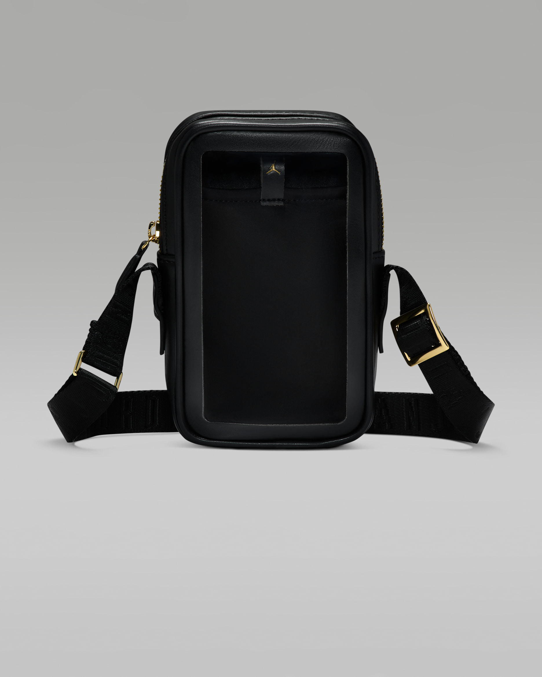 Jordan Trophy Phone Crossbody - Black/Gold/Black