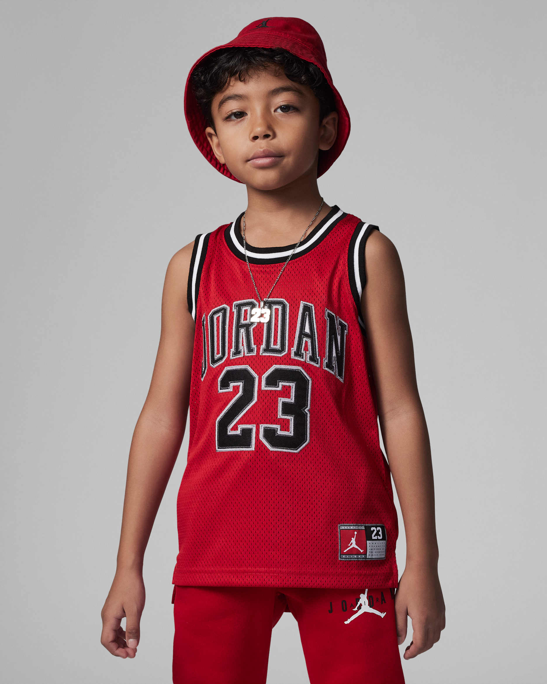 Playera para niños talla pequeña Jordan 23 Jersey - Rojo gimnasio