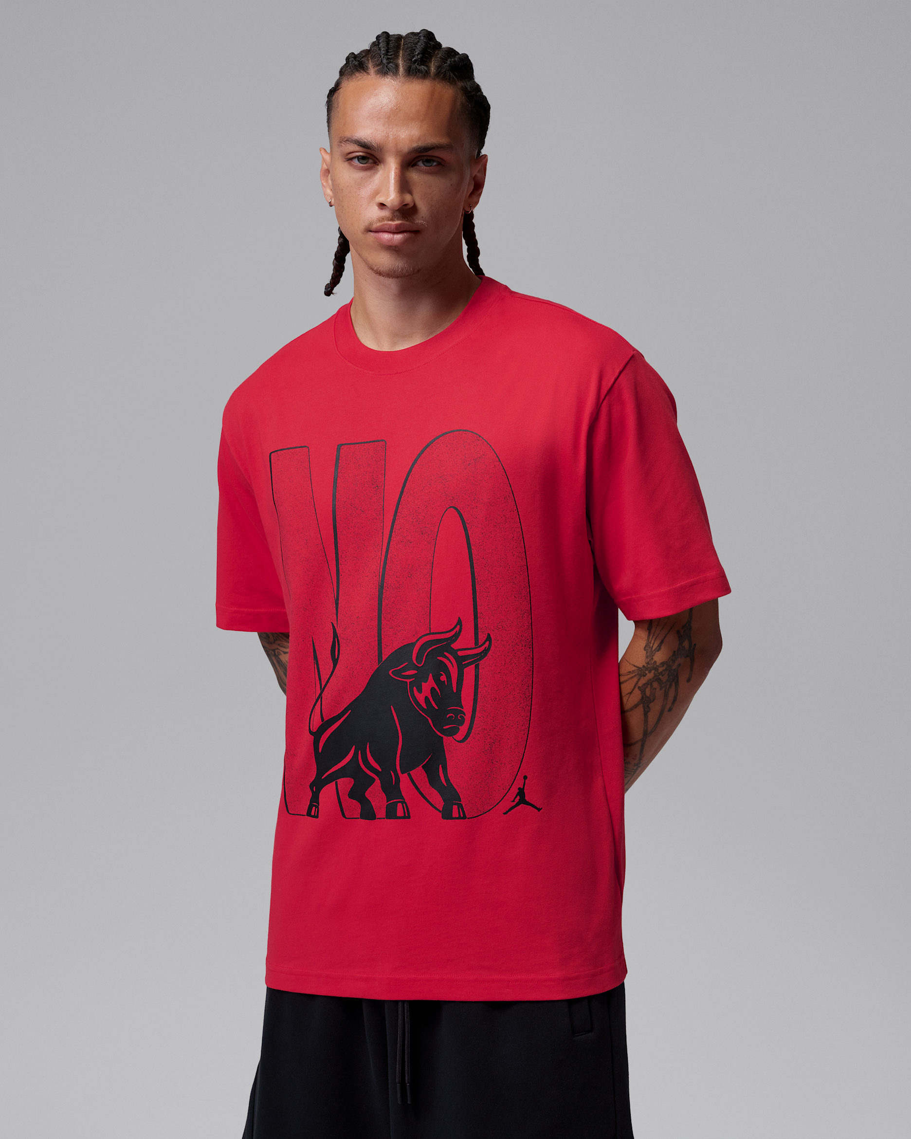 Jordan Brooklyn Men's T-Shirt - Fire Red