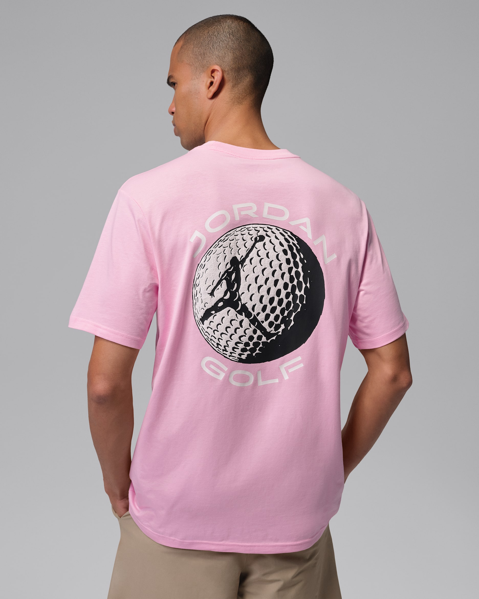 Jordan Sport Dri-FIT golf-T-skjorte til herre - Medium Soft Pink