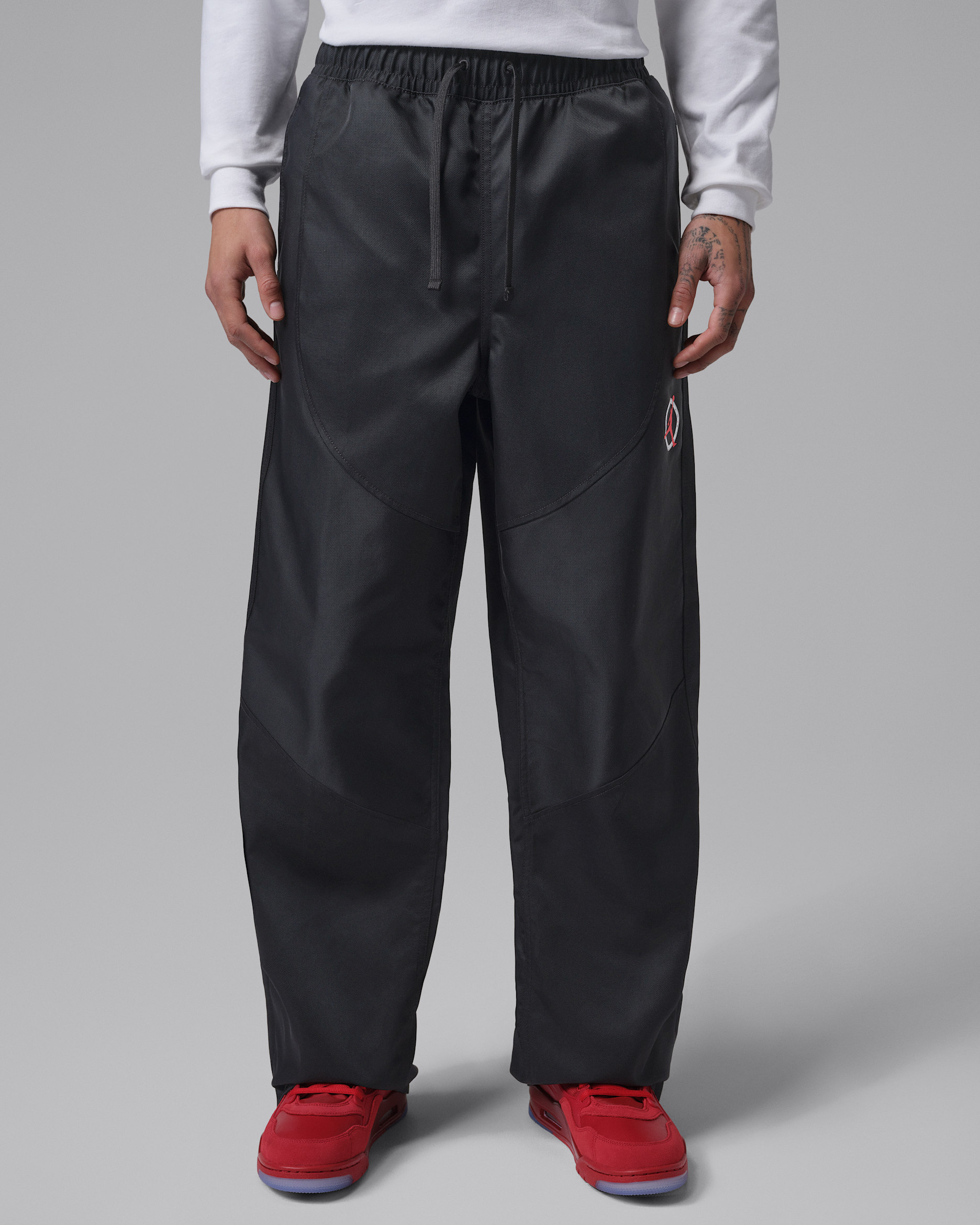 Jordan Flight Club Men's Twill Trousers - Black