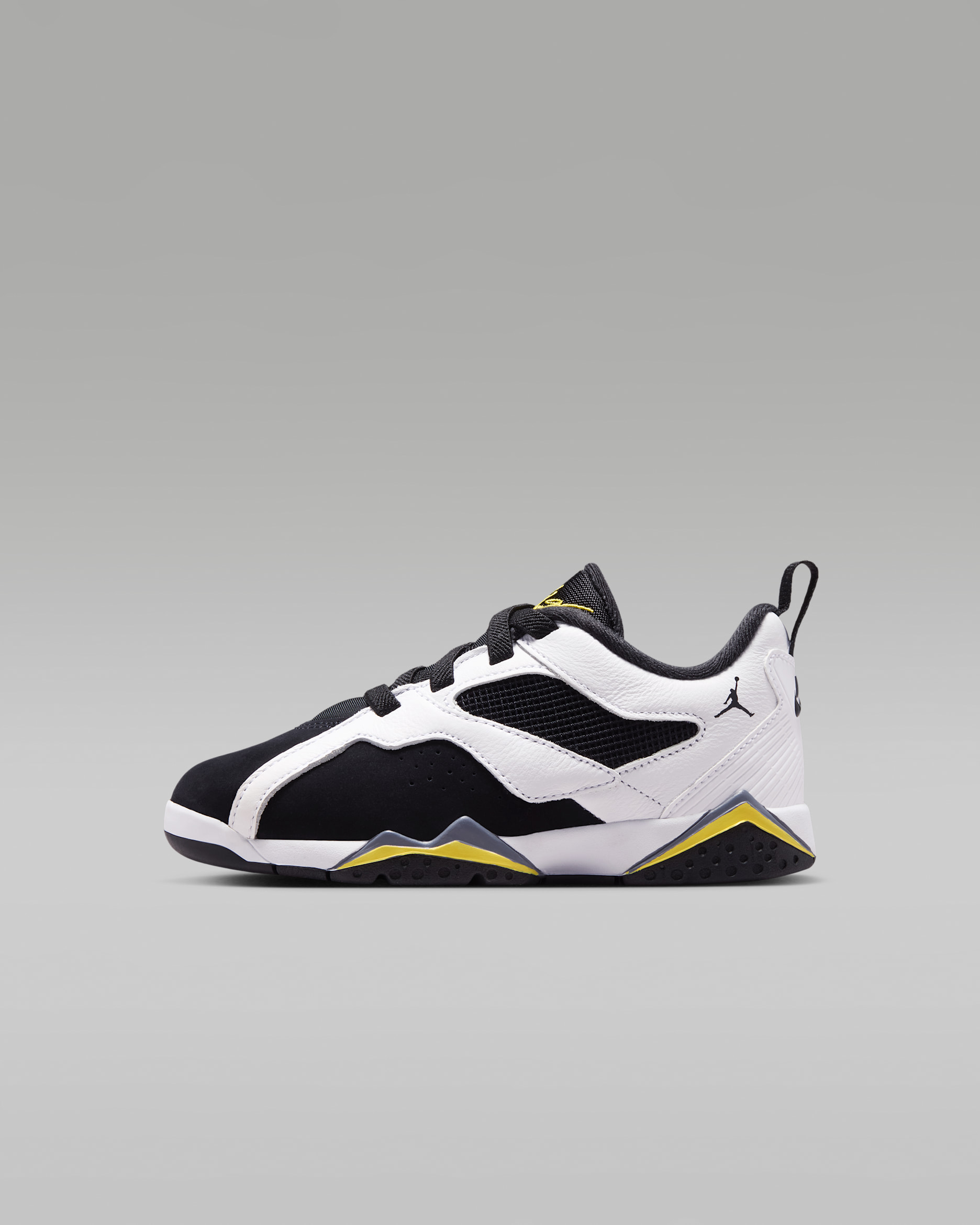Chaussure Jordan MVP 92 pour enfant - Blanc/Noir/Dark Blue Grey/Tour Yellow