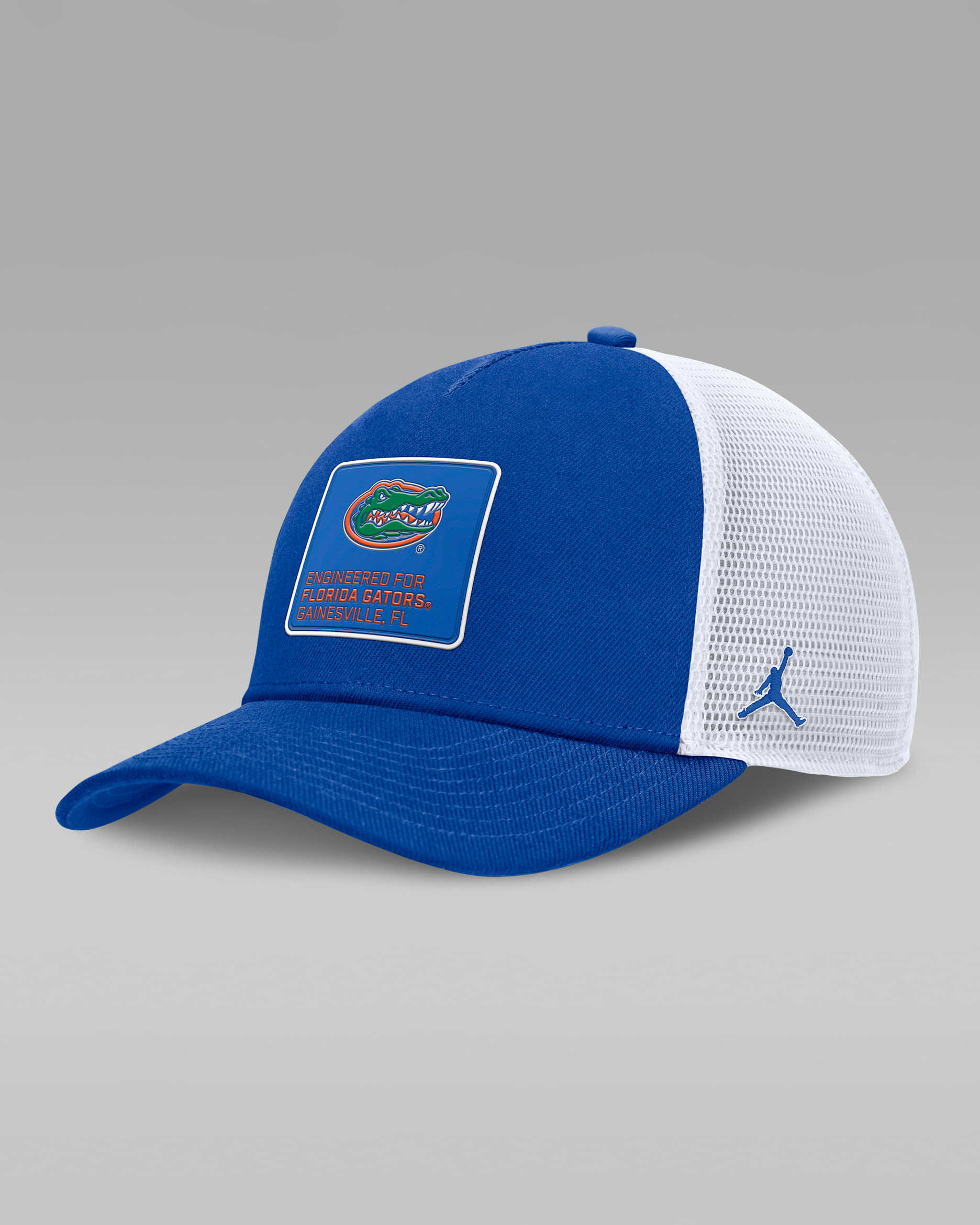 Florida On-Field Rise Engineered Men's Jordan Brand College Trucker Adjustable Hat - Royal
