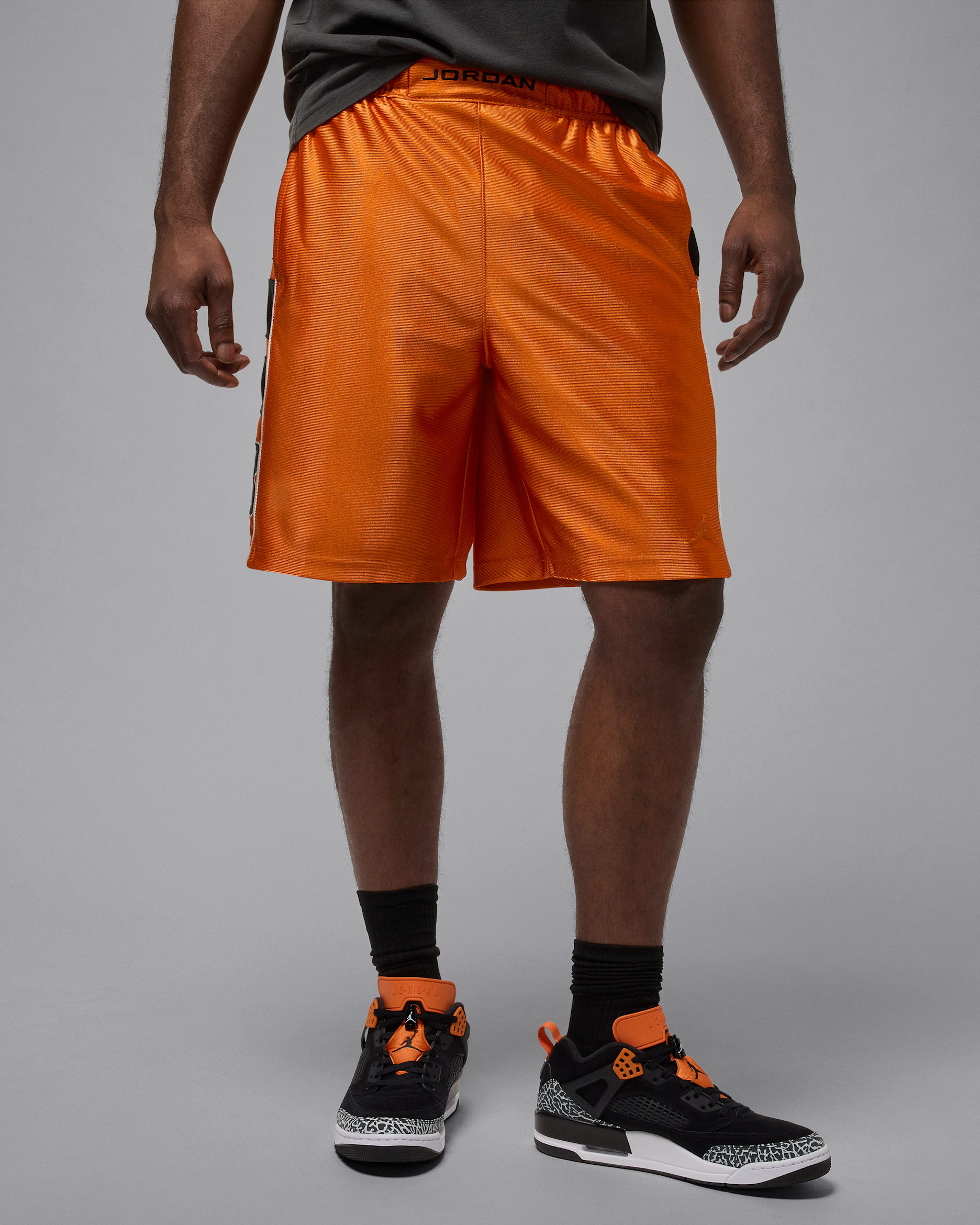 Jordan Brooklyn Cat Scratch herenshorts - Starfish/Zwart/Starfish