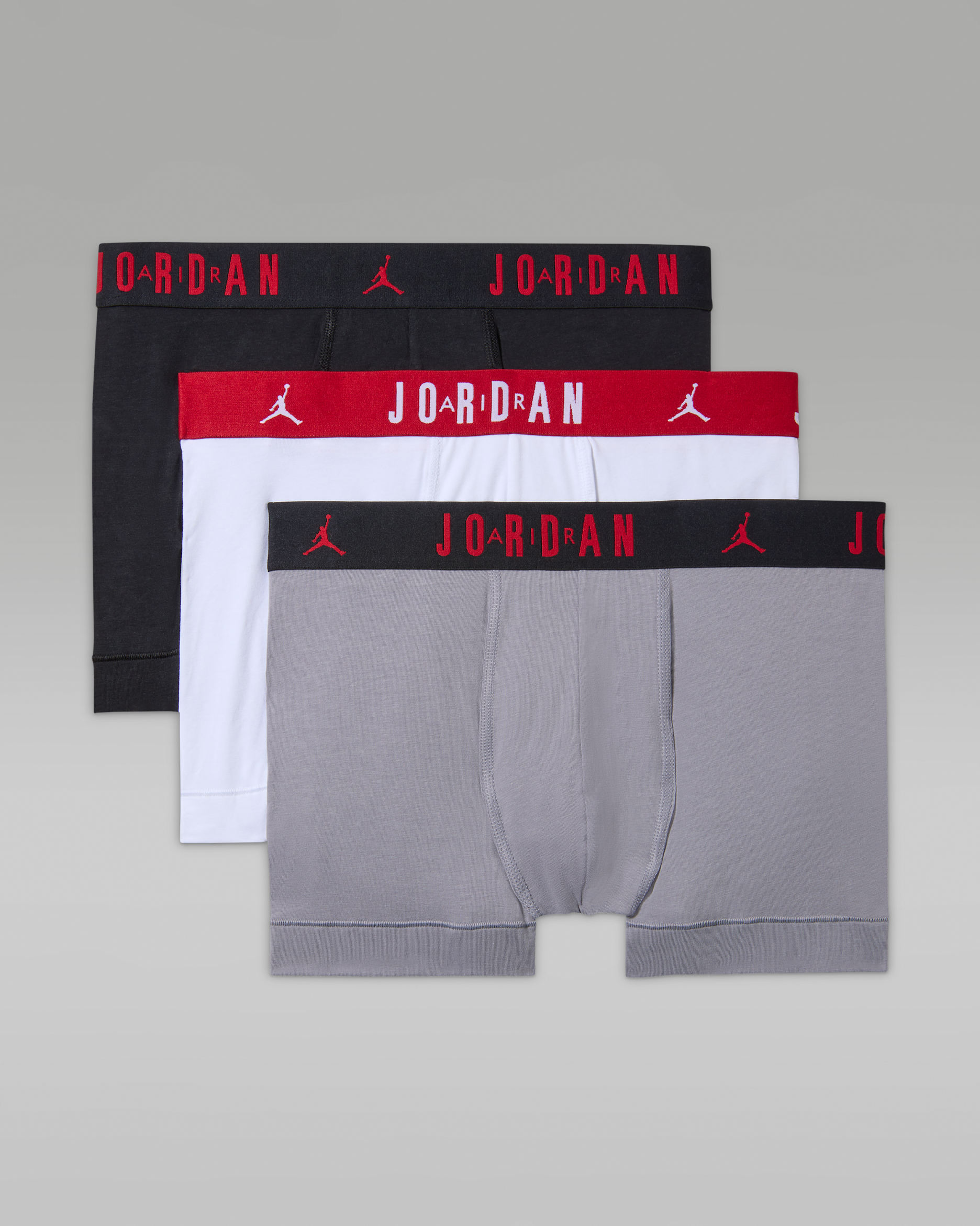 Ανδρικό βαμβακερό σλιπ Dri-FIT Flight Jordan (τρία τεμάχια) - Μαύρο/Λευκό