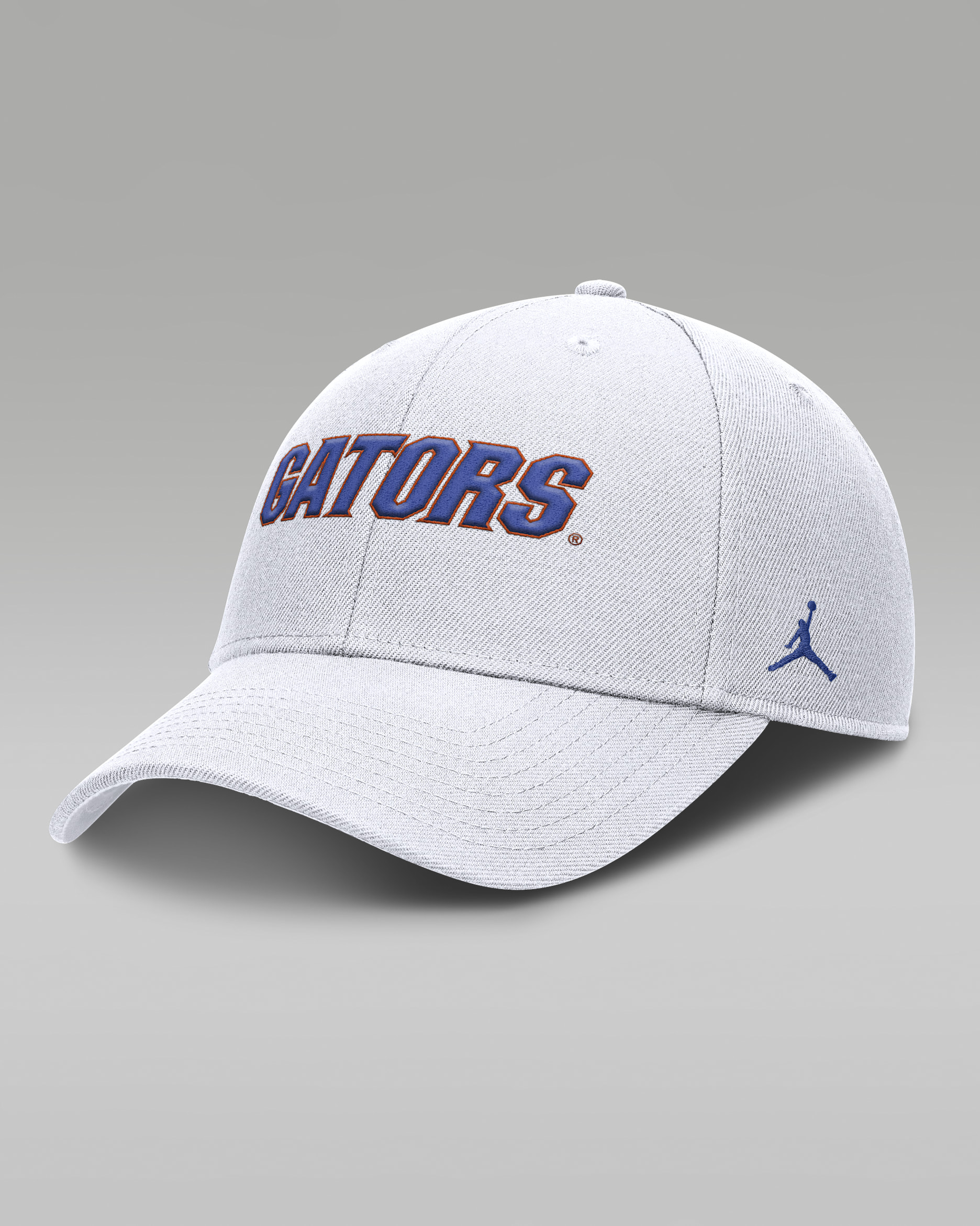 Florida On-Field Rise Gameday Men's Jordan Brand Dri-FIT College Trucker Adjustable Hat - White
