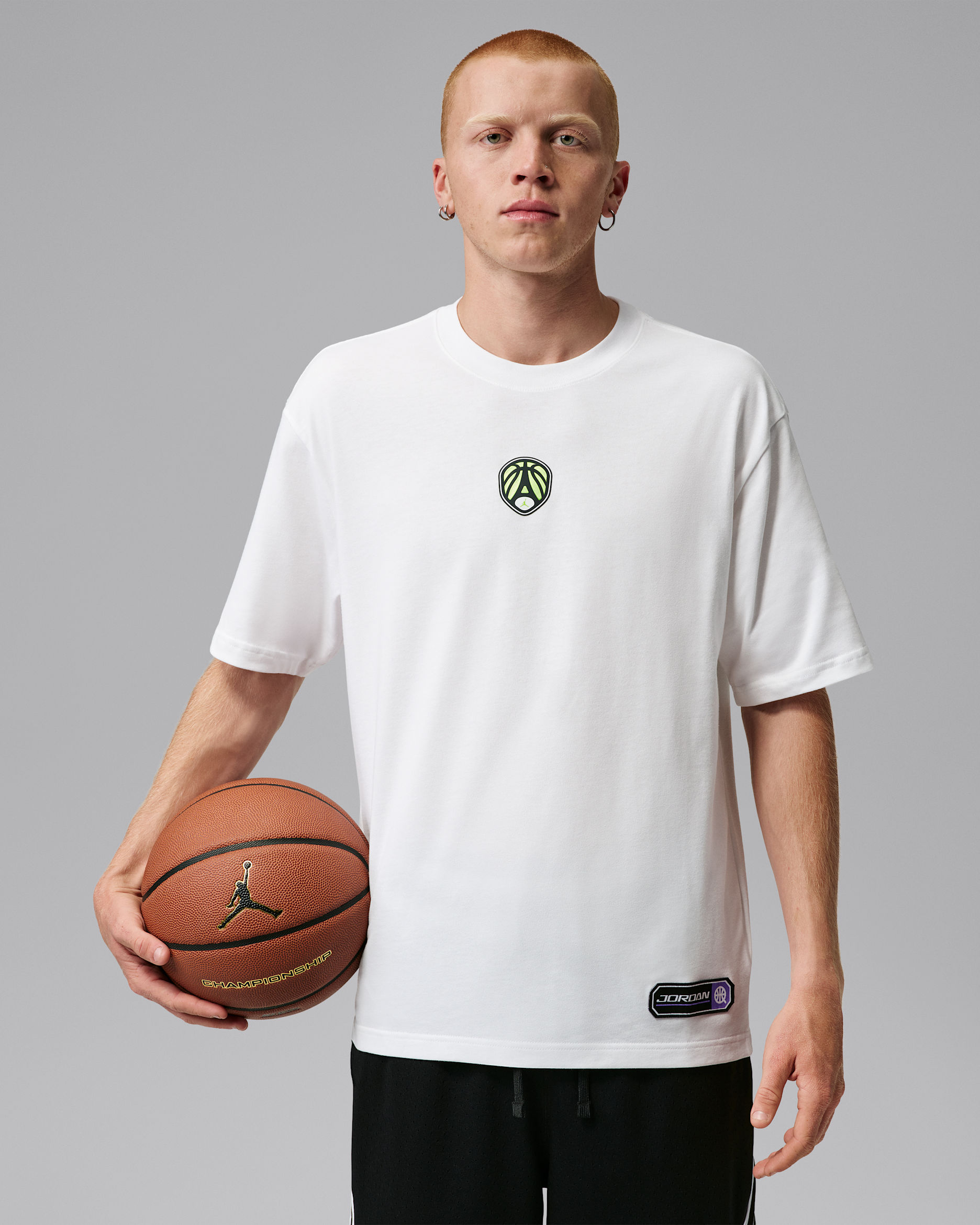 Jordan Sport Quai 54 Erkek Dri-FIT Tişört - Beyaz