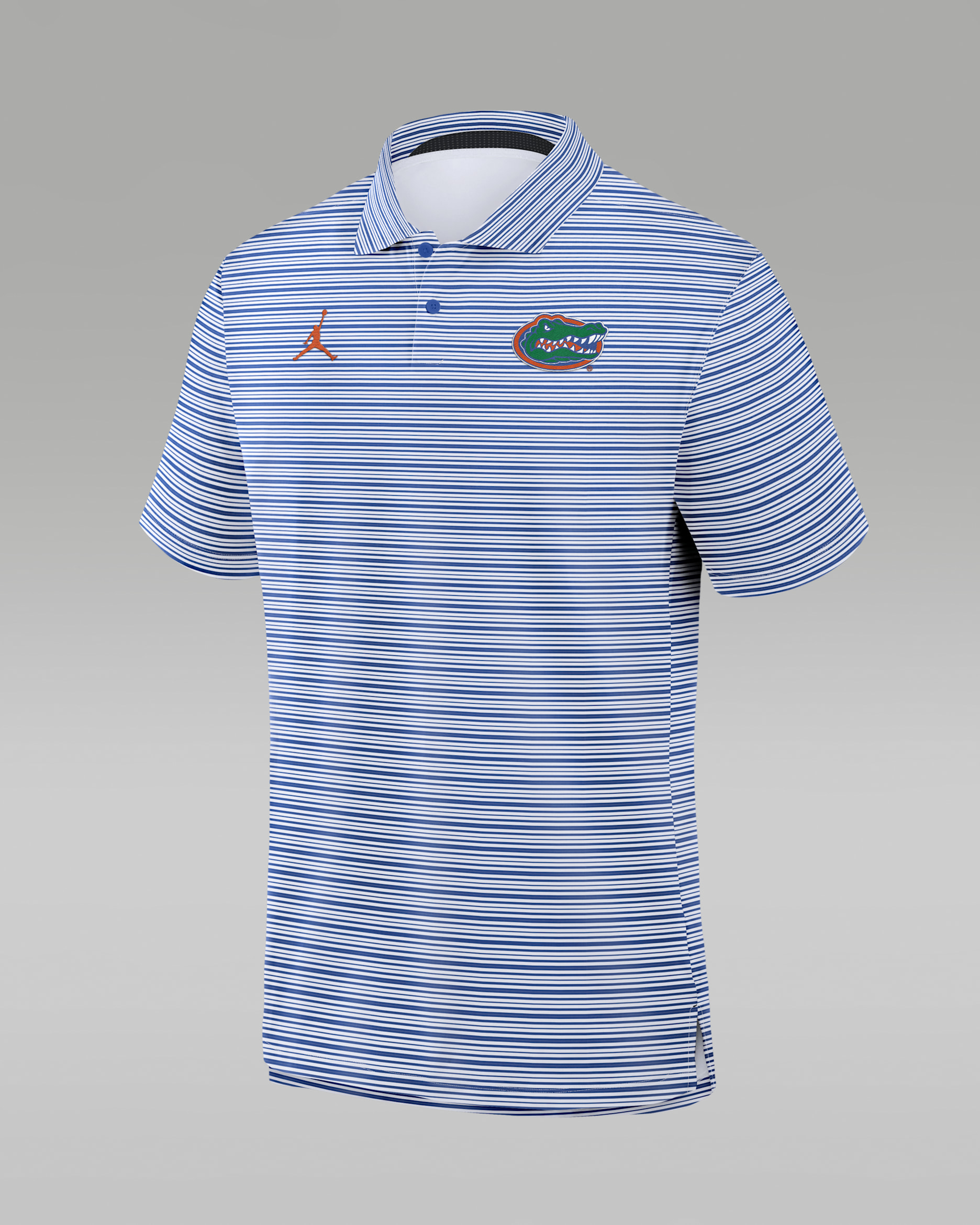 Polo universitaria marca Jordan Dri-FIT para hombre Florida Primetime - Royal/Blanco