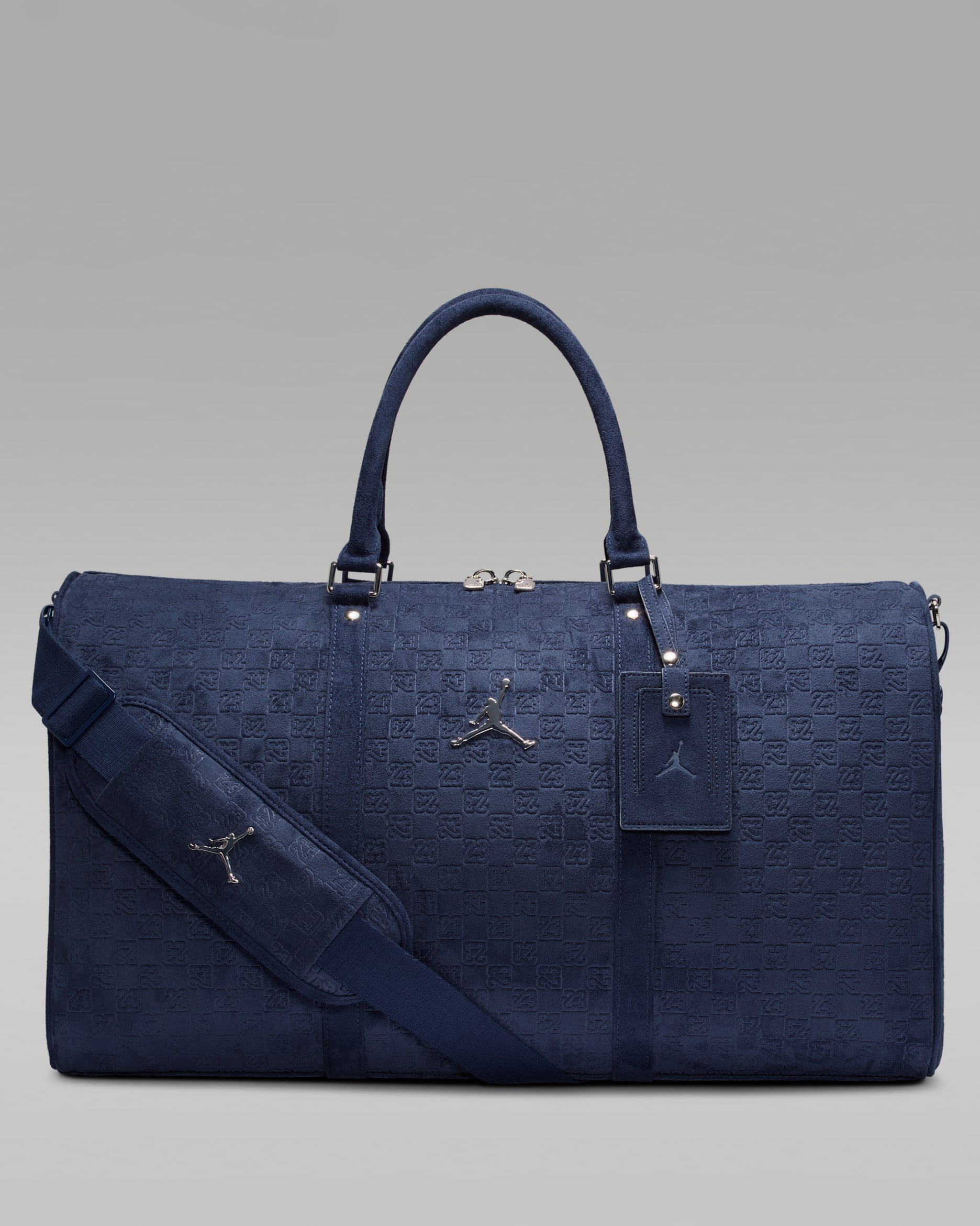 Sac de sport Jordan Suede Monogram (40 L) - Midnight Navy