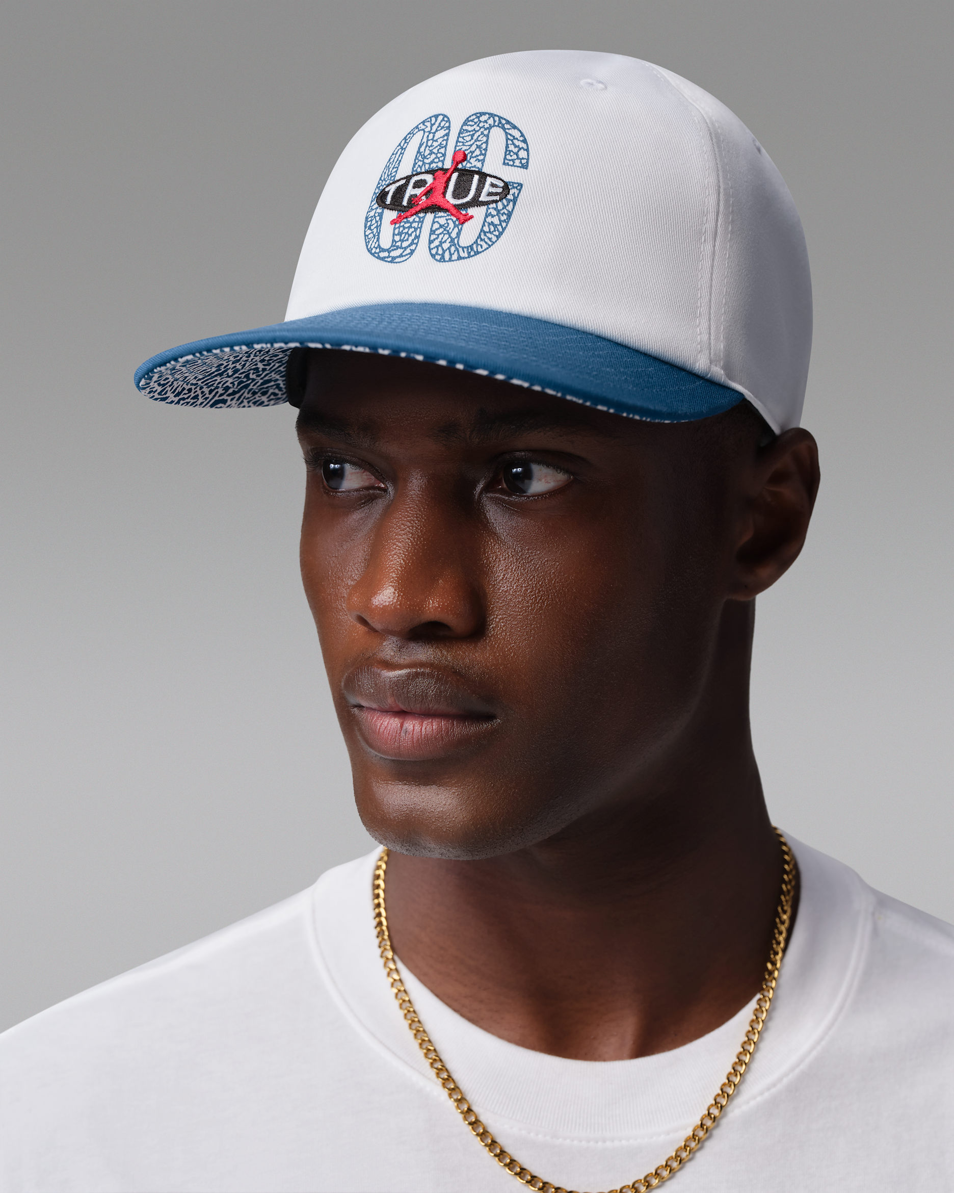Jordan Pro "True Blue" Adjustable Cap - White/True Blue