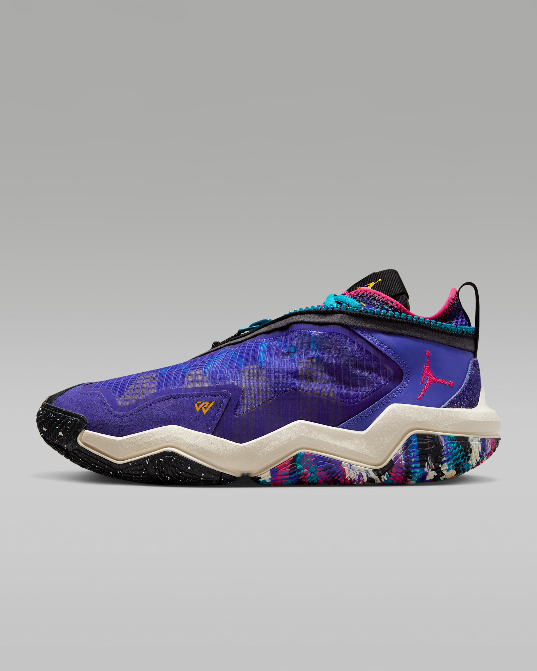 Jordan Why Not .6 PF Men's Shoes - Bright Concord/Black/Vivid Sulphur/Pink Prime