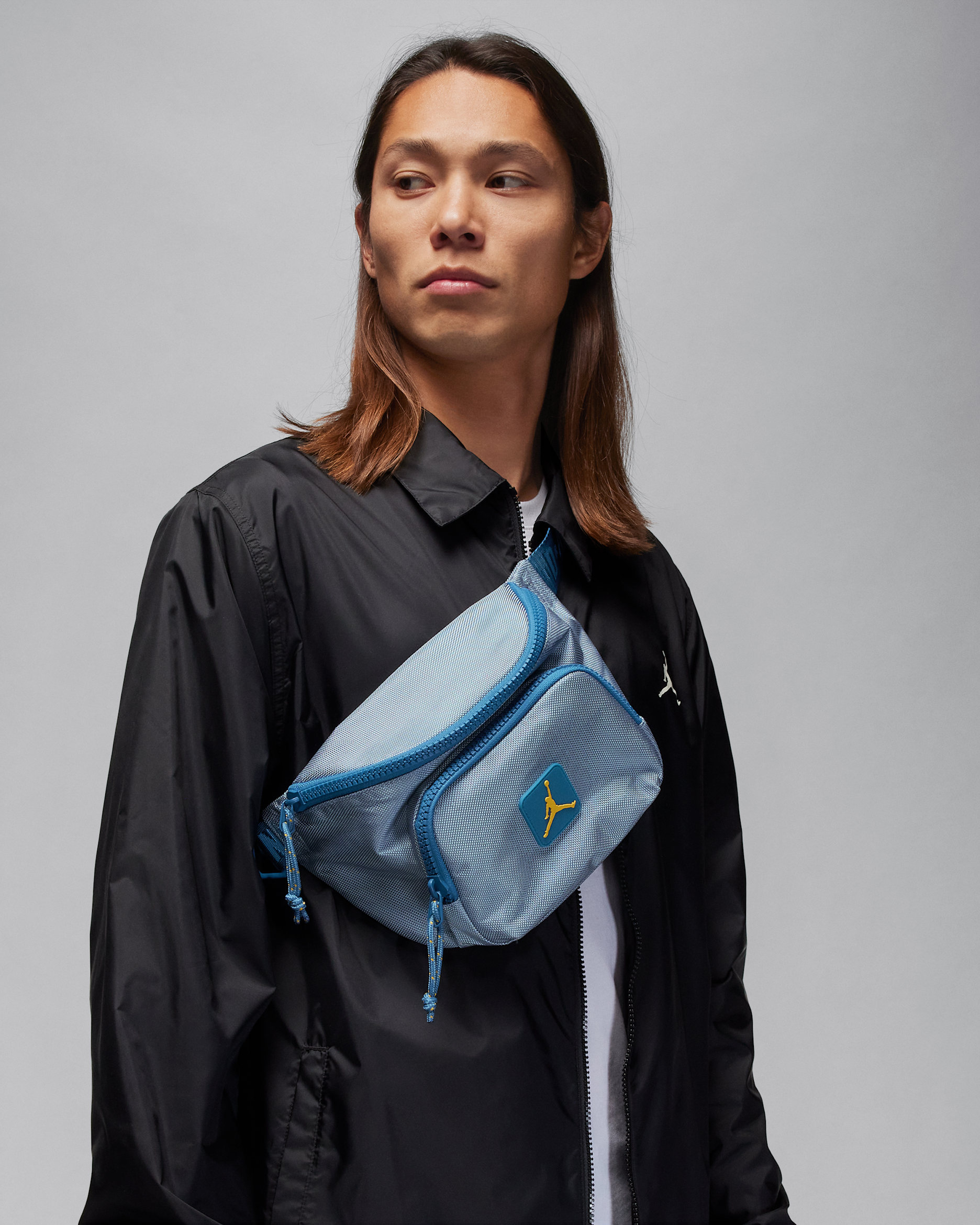 Jordan Rise Crossbody Bag (3.6L) - Blue Grey