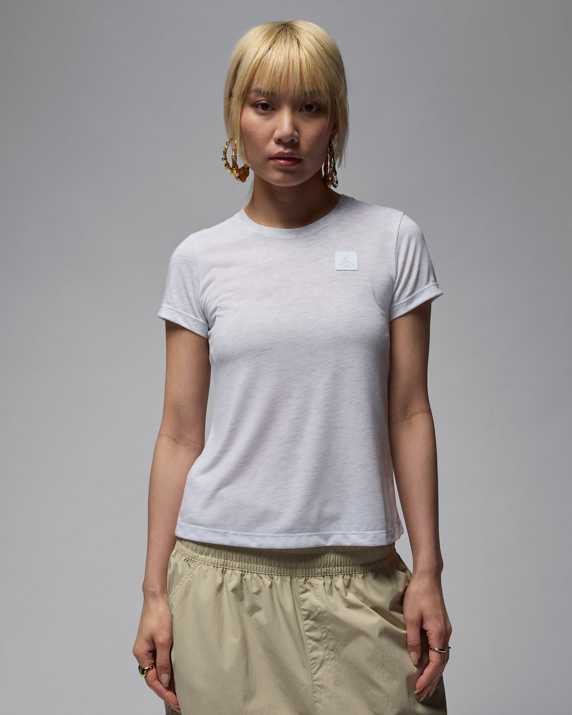 Jordan Essentials Women's Slim Short-Sleeve T-Shirt - Birch Heather