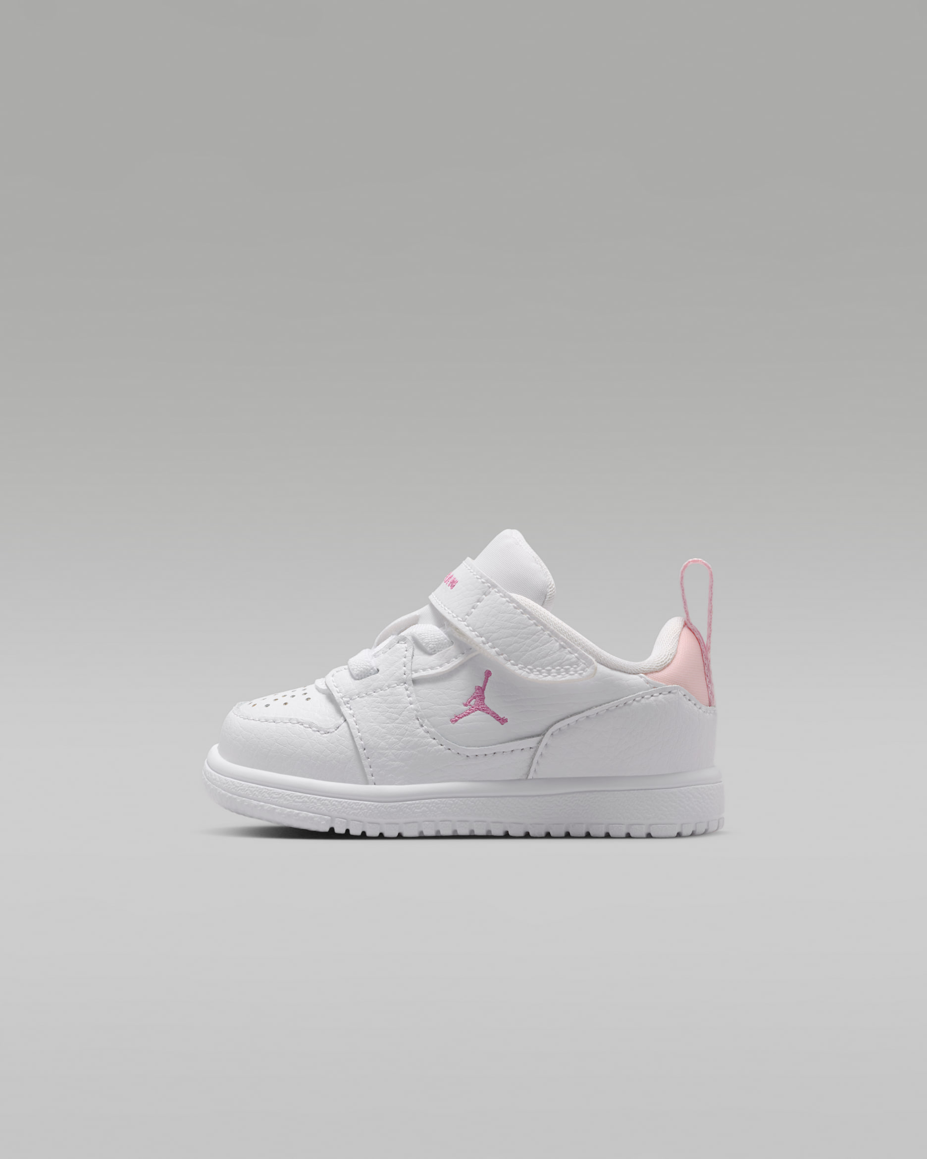 Chaussure Jordan Court Connect Low pour bébé et tout-petit - Blanc/Pink Foam/China Rose