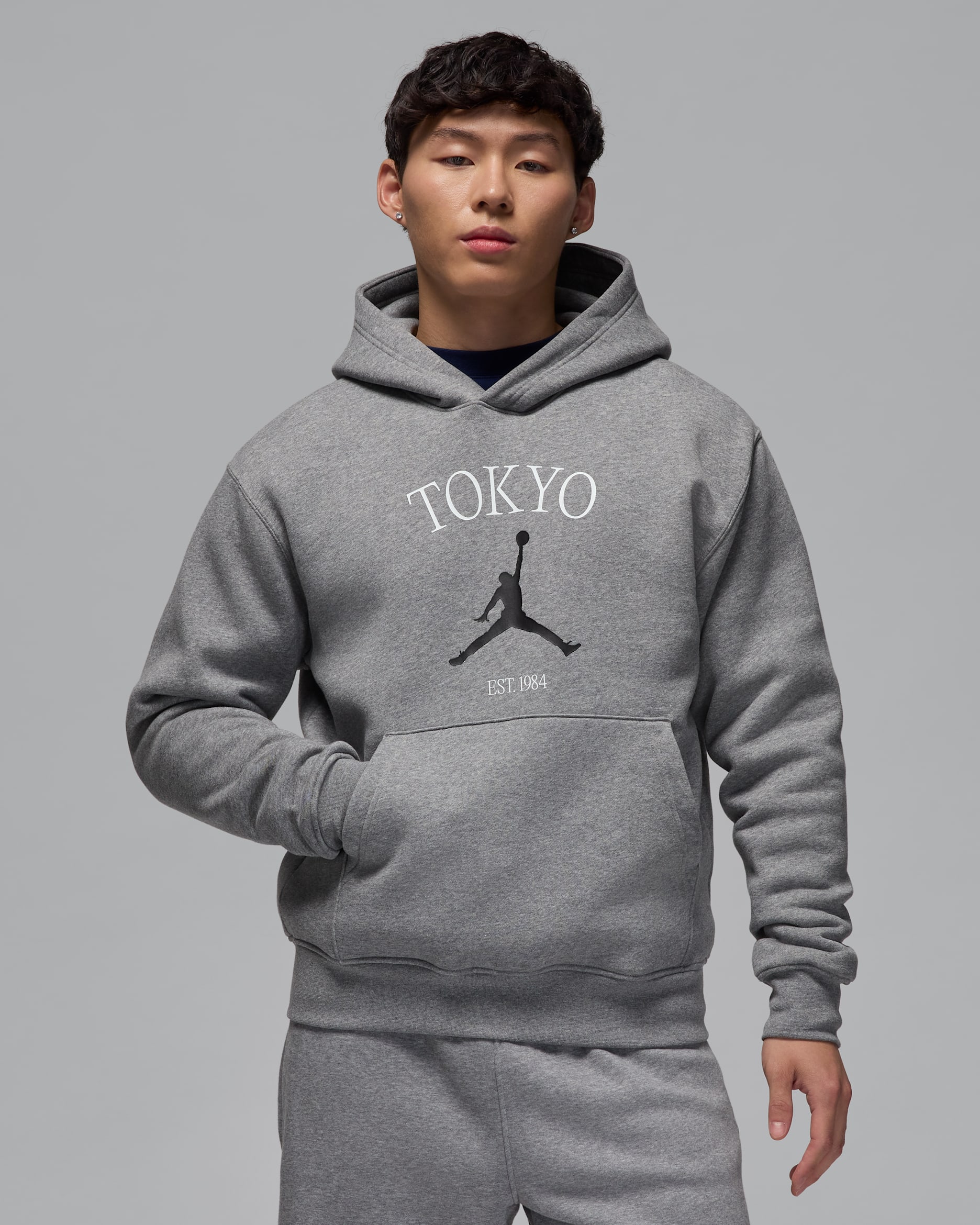 Jordan Men's Tokyo Pullover Hoodie - Carbon Heather