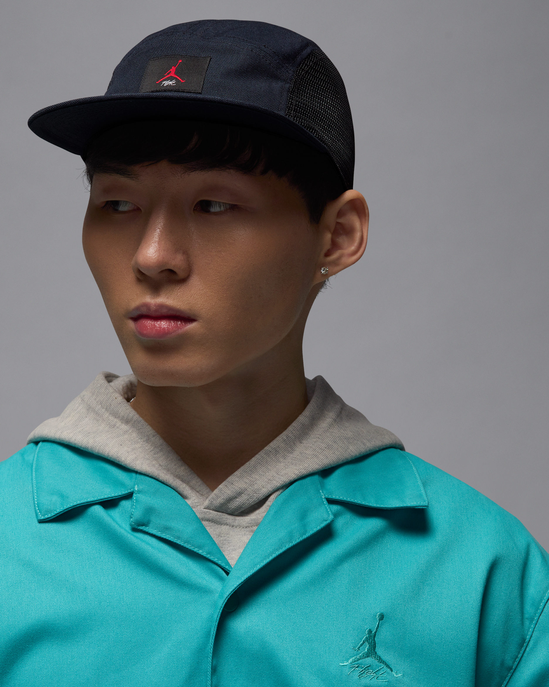 Jordan Fly Jumpman Cap - Black/Gym Red
