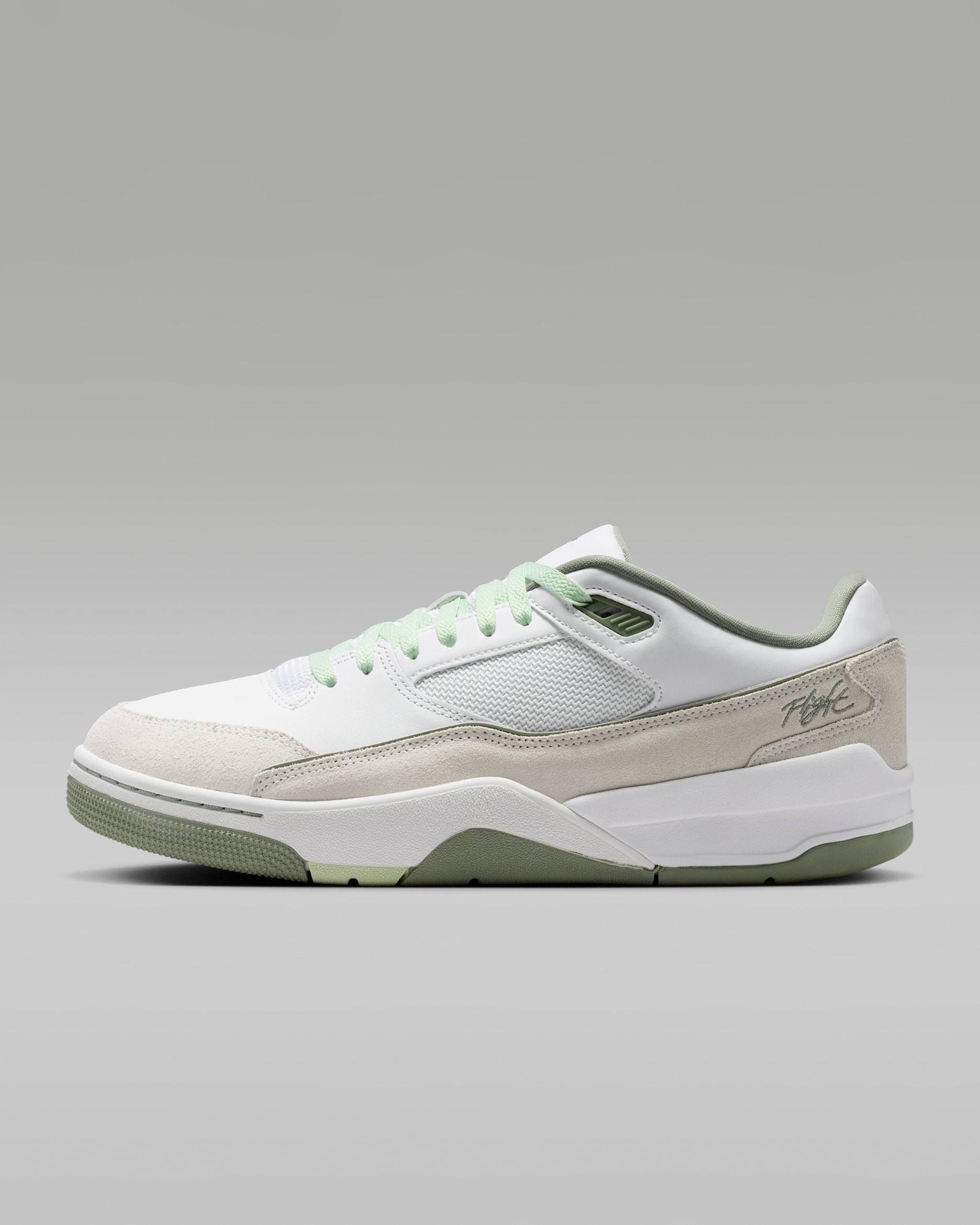 조던 플라이트 코트 남성 신발 - 화이트/스완/제이드 스톤/빈티지 라이컨