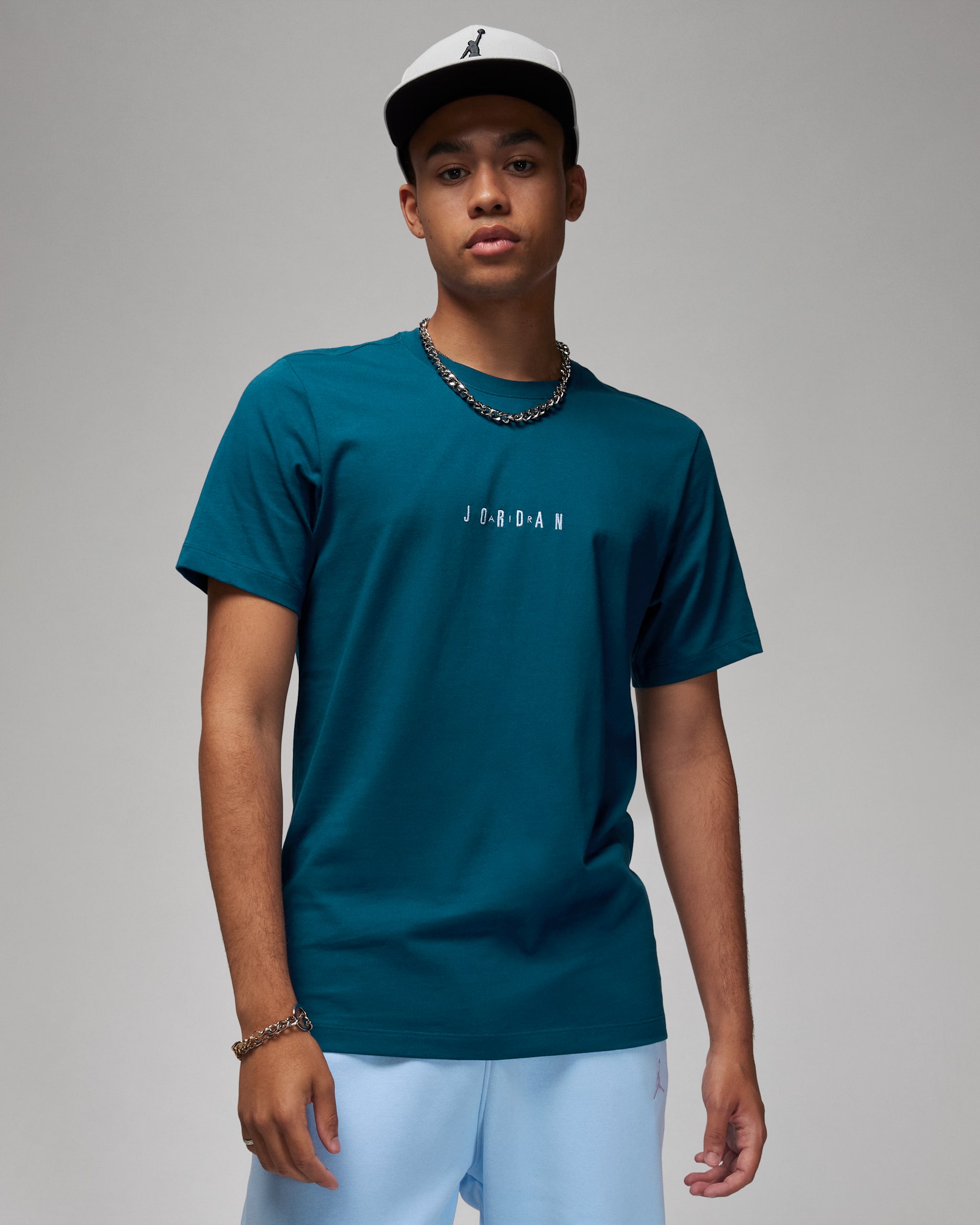 Jordan Air Men's T-Shirt - Sky J French Blue/Royal Tint/Royal Tint