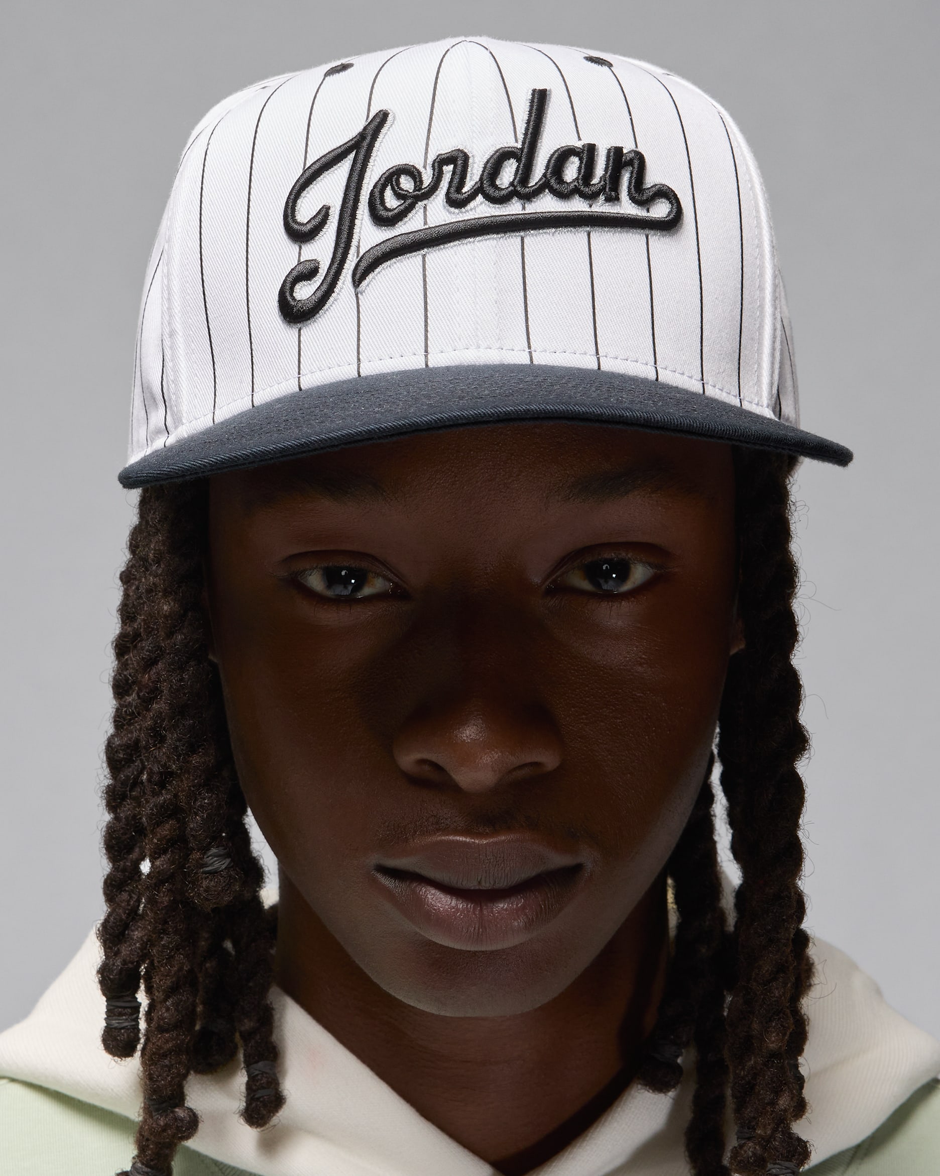 Jordan Flight MVP Pro Structured Cap - White/Black/Black