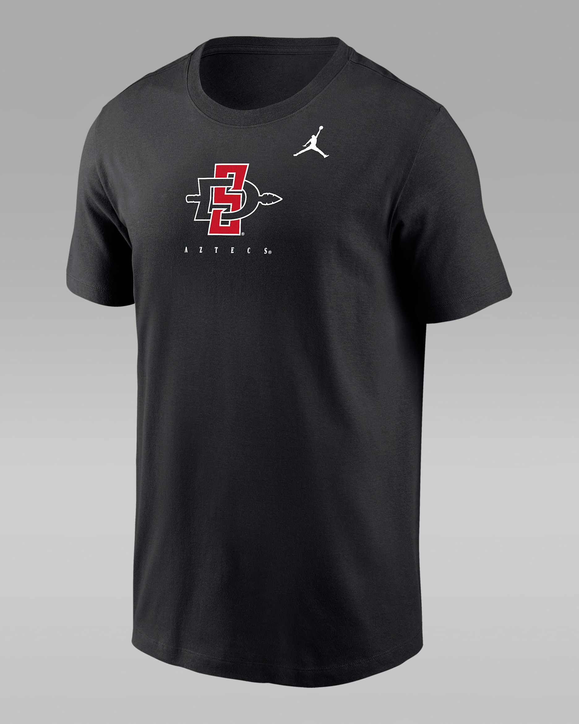 San Diego State Half Court Basketball Men's Jordan Brand Dri-FIT College T-Shirt - Grey