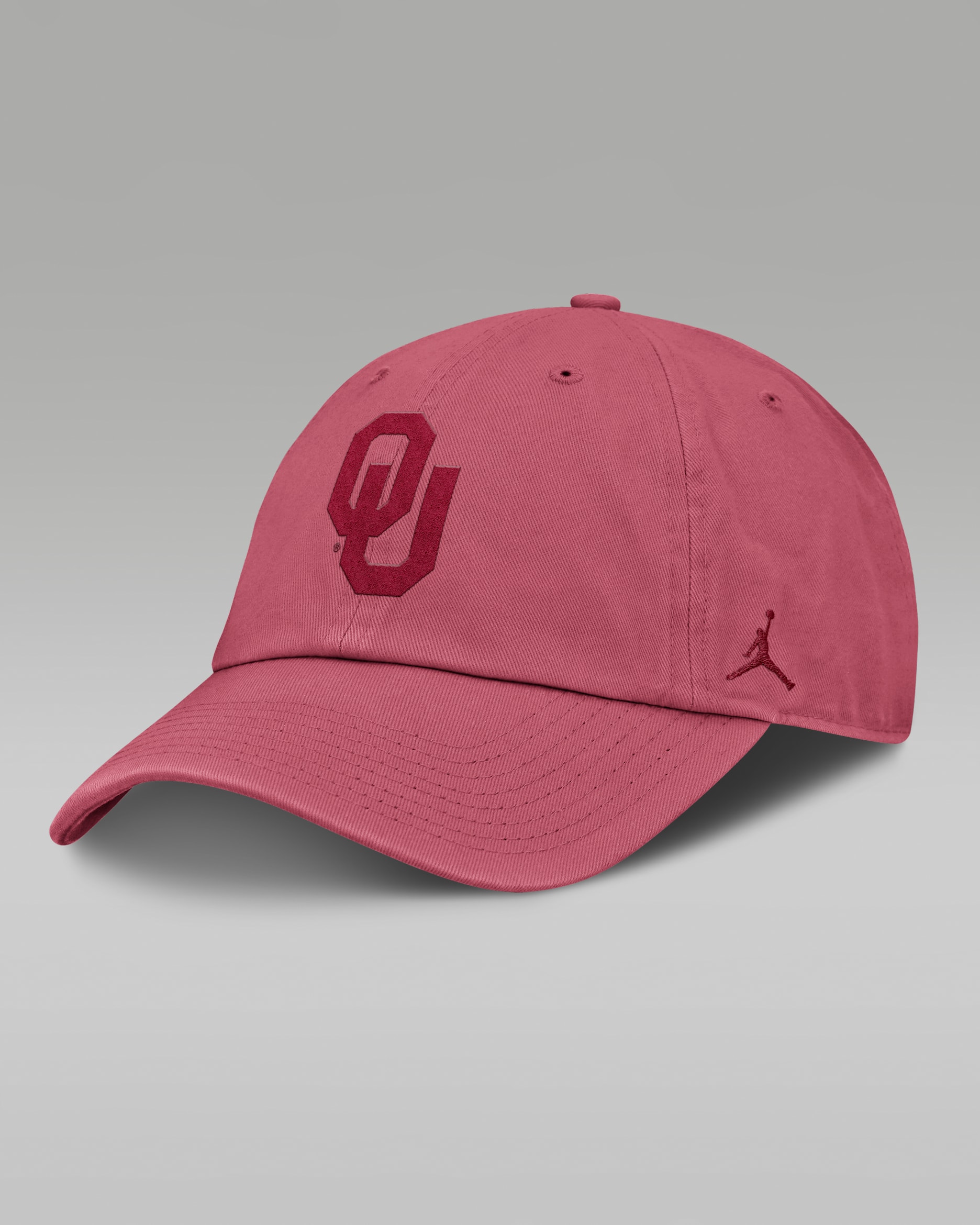 Oklahoma Primetime Campus Club Toned Men's Jordan Brand College Adjustable Hat - Pink