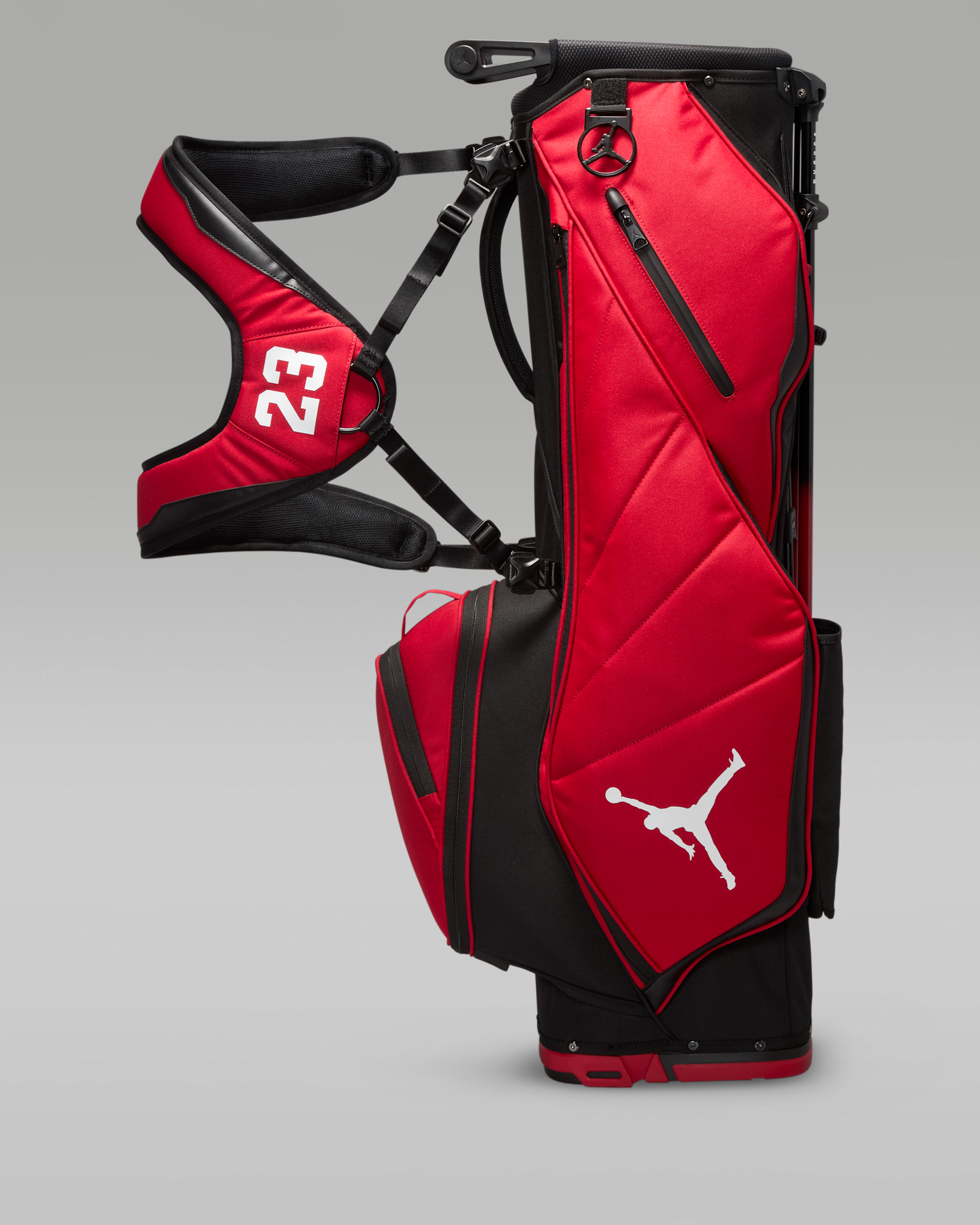 Bolsa de golf de 6 divisiones Jordan Fadeaway - Rojo/Negro