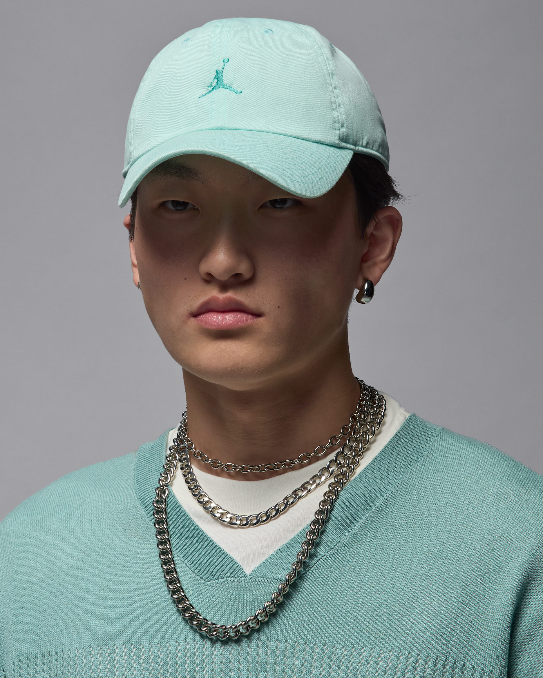 Jordan Club 弧形鴨舌軟帽 - Igloo/Washed Teal