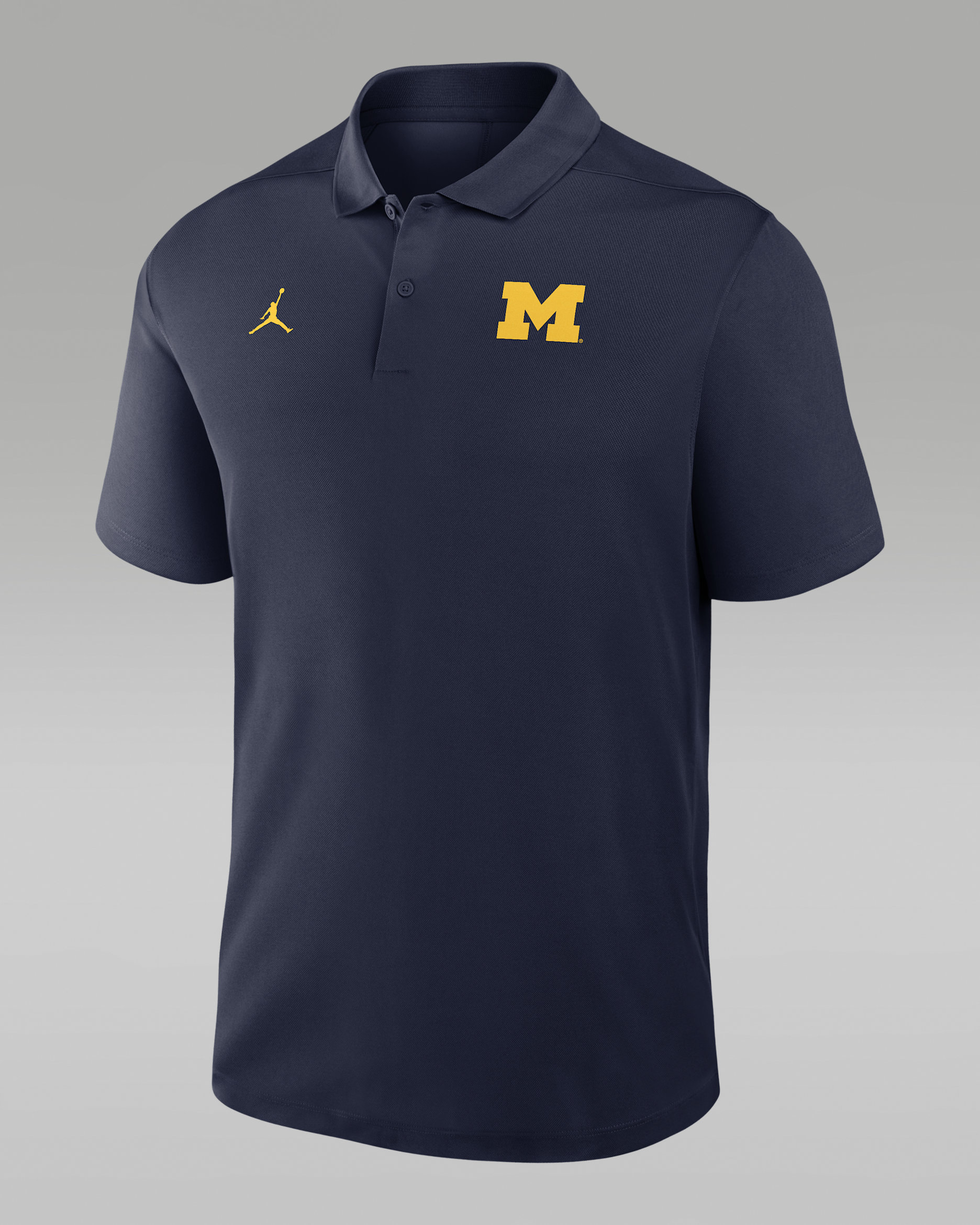Polo universitaria Nike Dri-FIT para hombre Michigan Victory - Azul marino