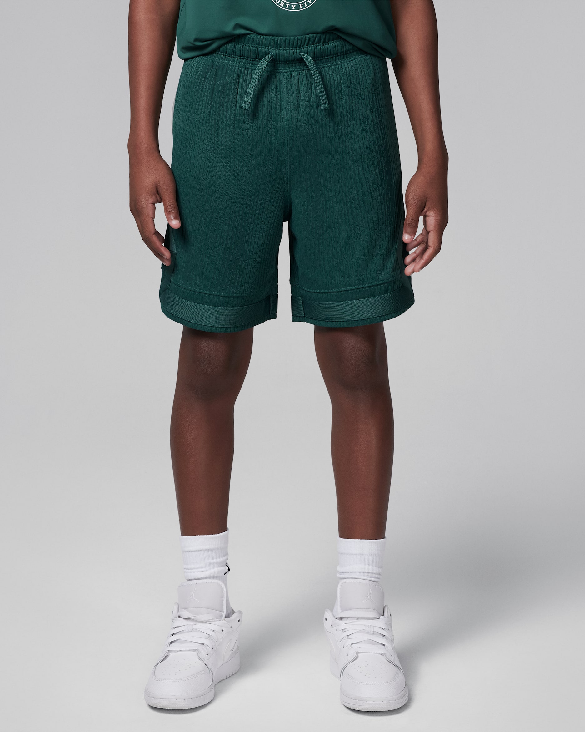Jordan MJ Advanced Sport Statement Diamond kindershorts met Dri-FIT - Oxidized Green