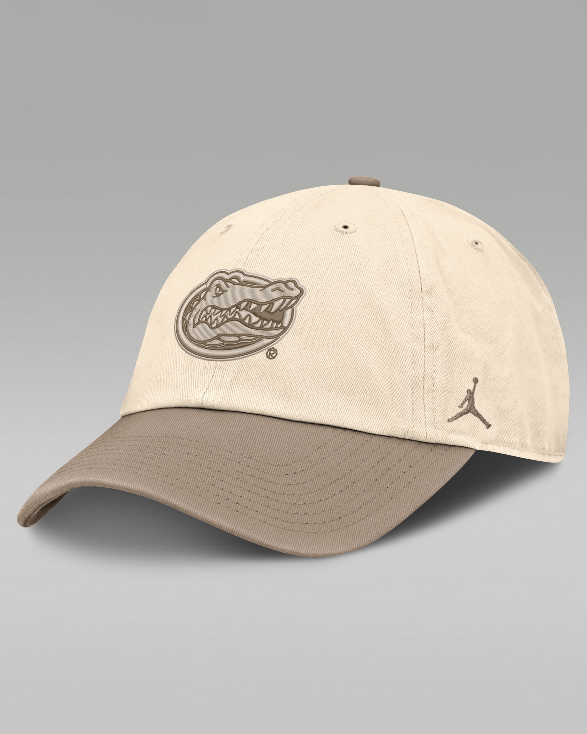 Gorra universitaria marca Jordan ajustable para hombre Florida Natural Club - Natural/Caqui