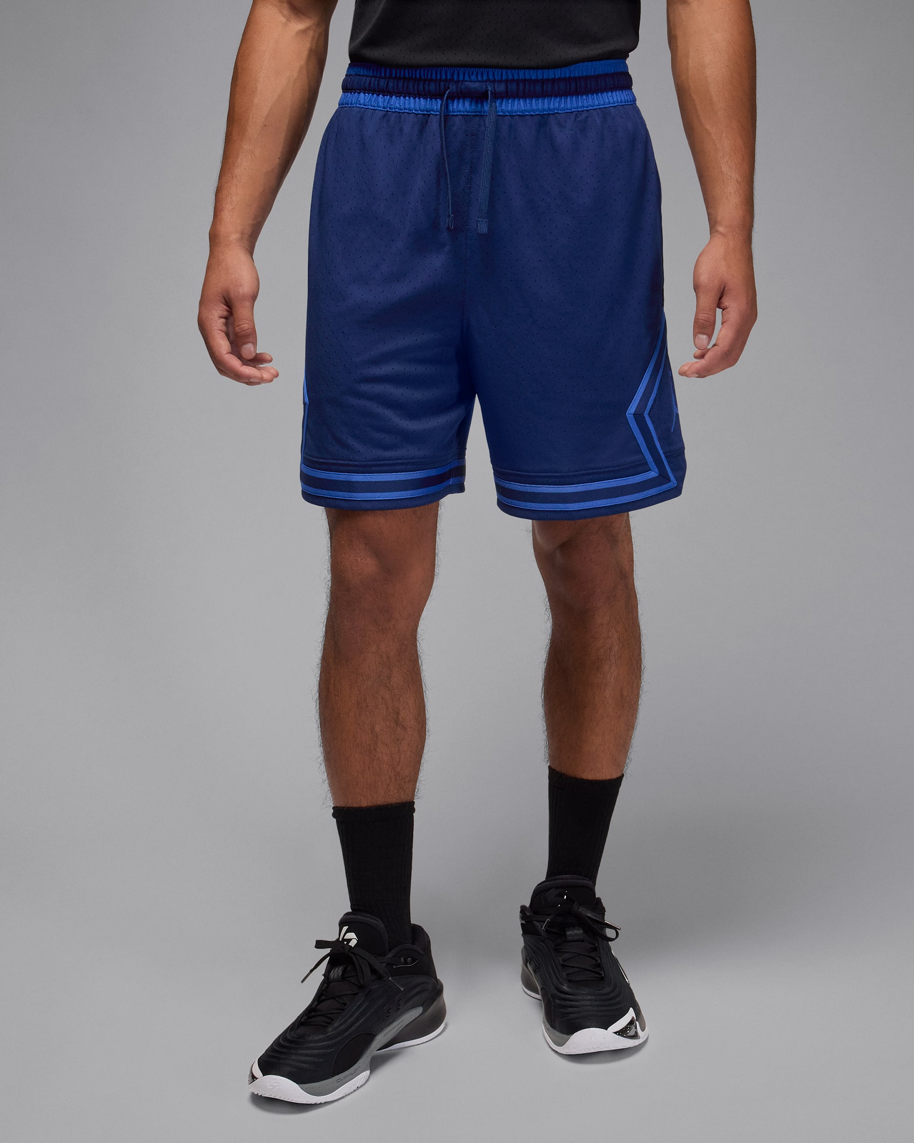 Jordan Sport Men's Dri-FIT Mesh Diamond Shorts - Blue Void/Game Royal/Game Royal