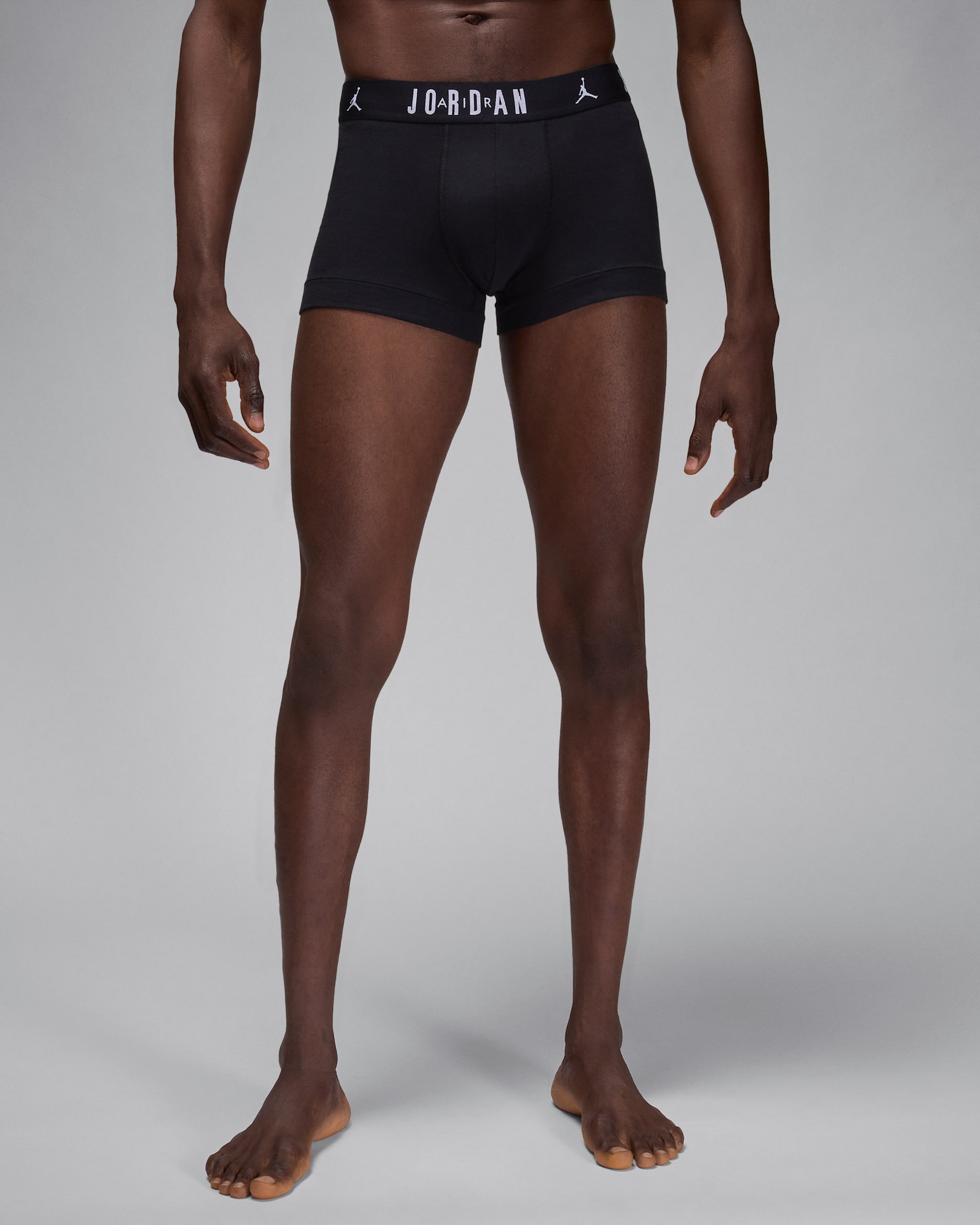 Ropa interior para hombre Flight Cotton Jordan (paquete de 3) - Negro