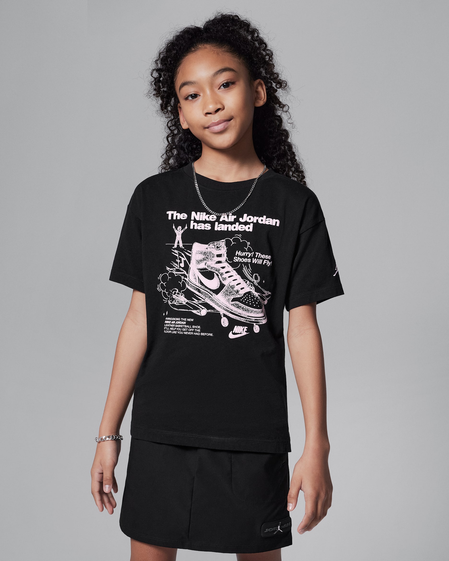 Jordan Big Kids' Graphic T-Shirt - Black
