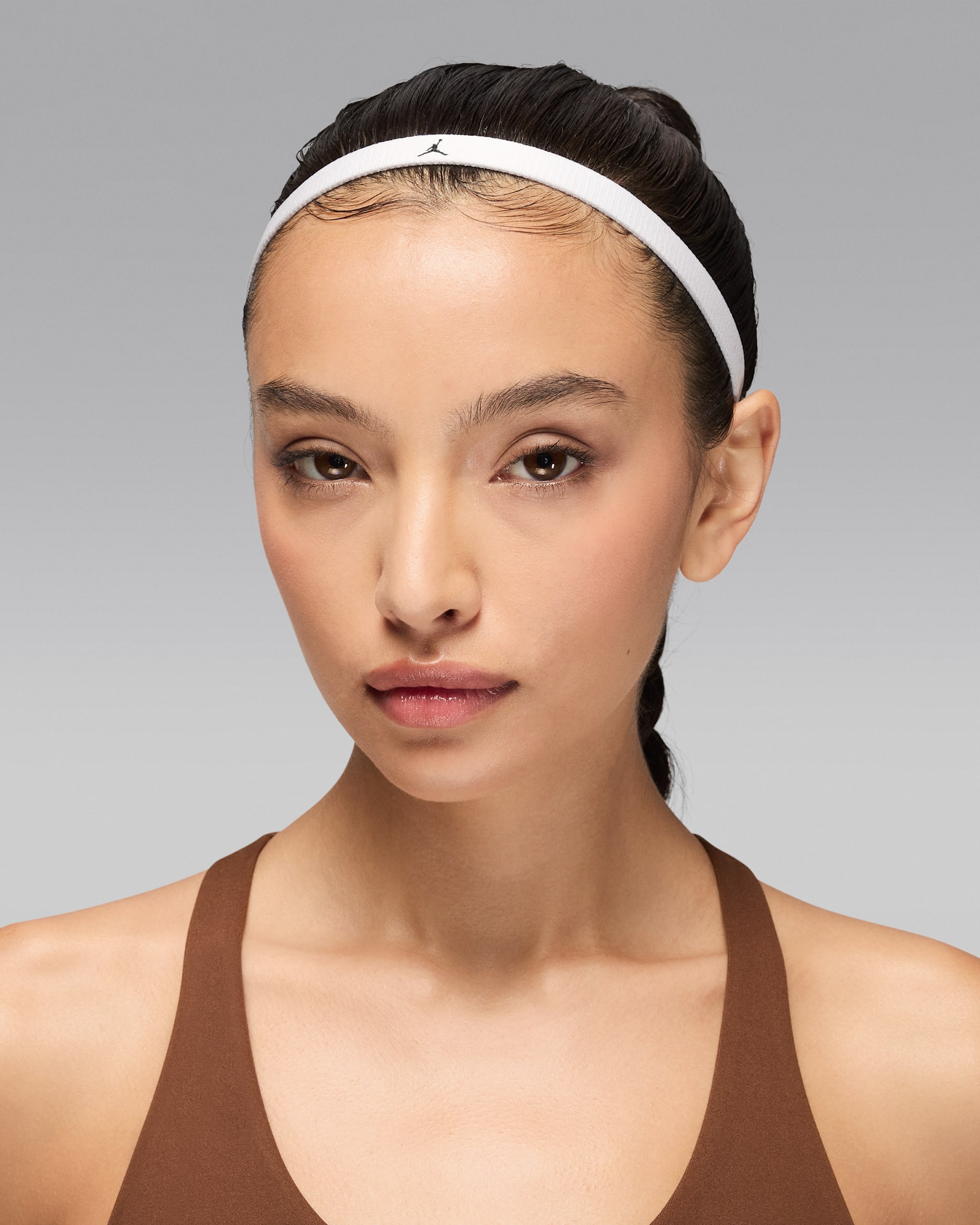 Jordan Sport Printed Headbands (6-Pack) - Light Orewood Brown/Aviator Grey/Black