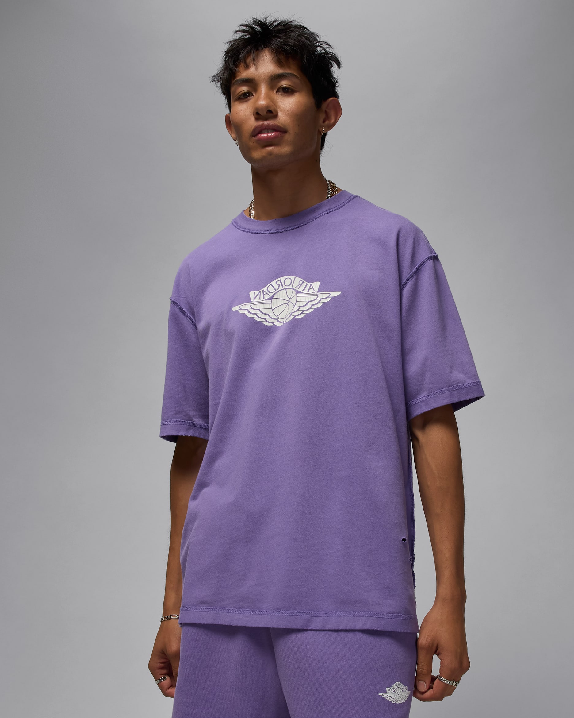 T-shirt Jordan Rare Air pour homme - Purple Earth/Sail