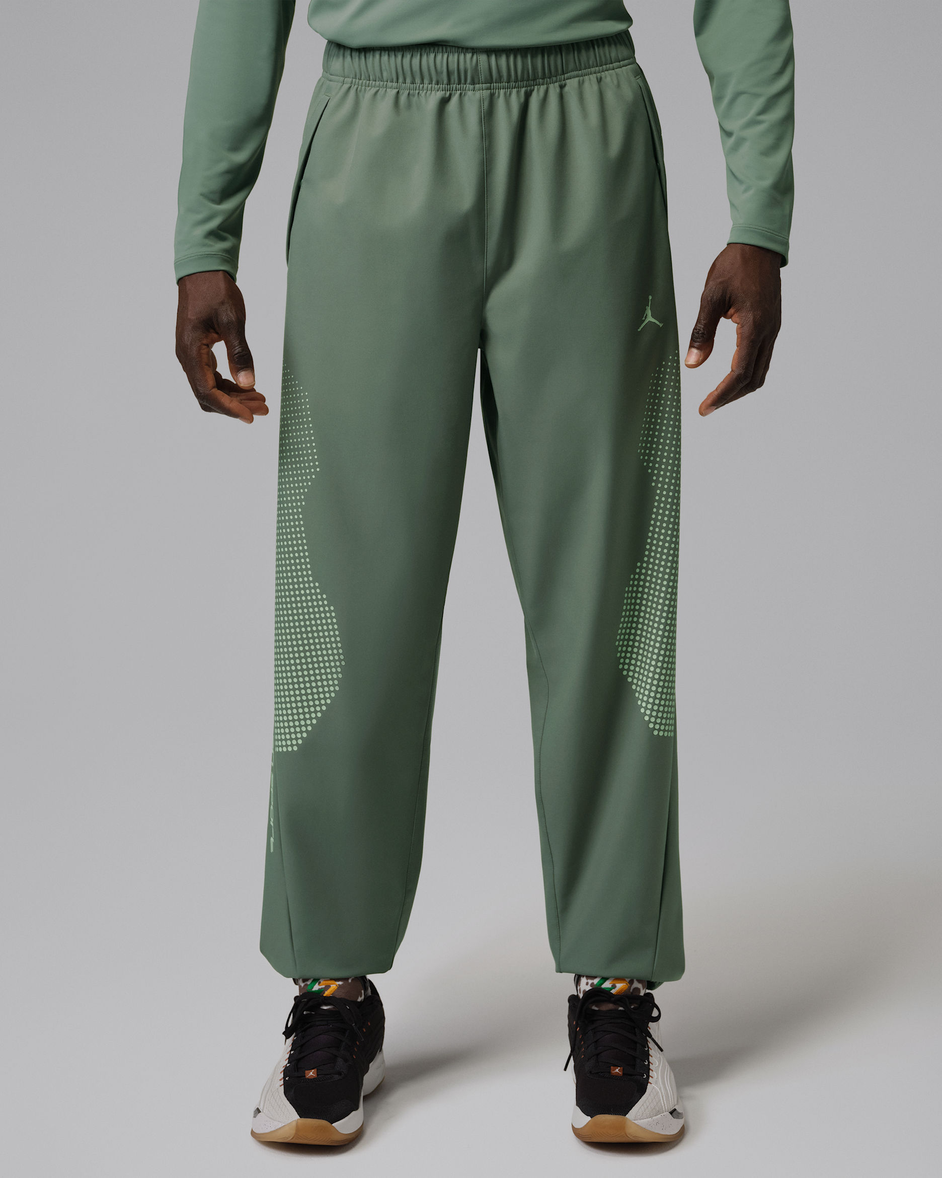 Jordan Sport JAM Men's Warm-Up Trousers - Vintage Lichen/Jade Aura