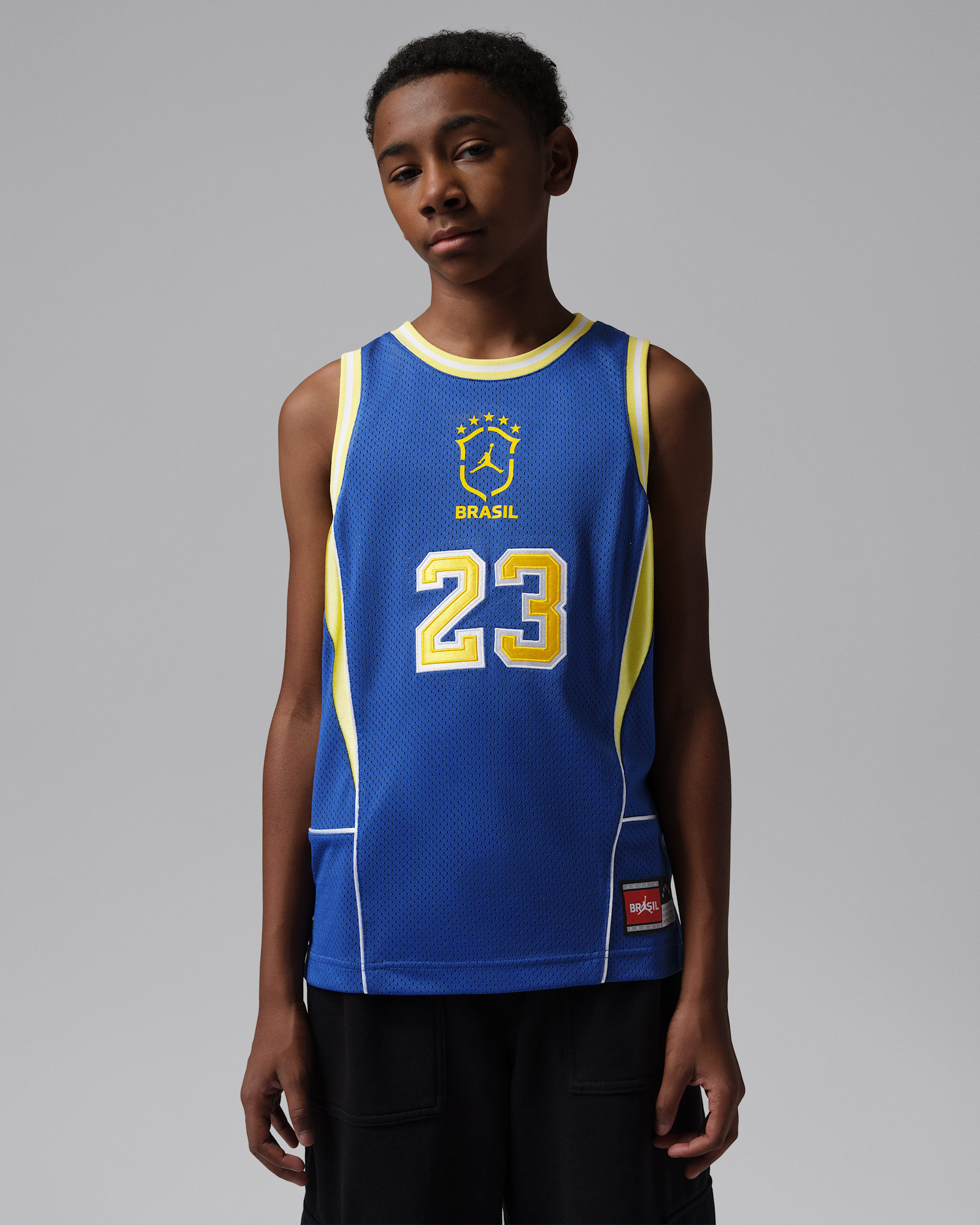 Jordan Essentials Older Kids' P6 Mesh Jersey - Old Royal