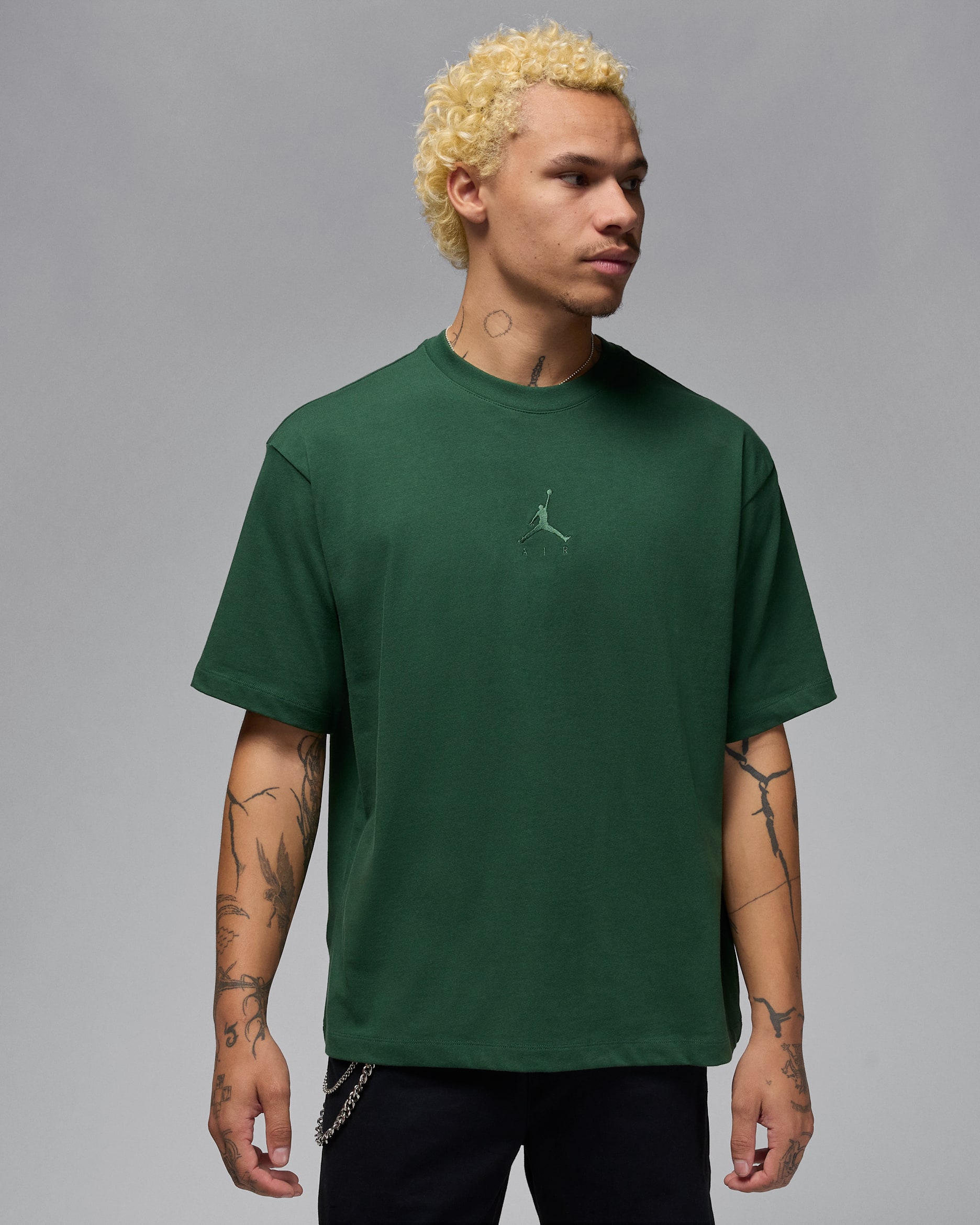 Jordan Flight Essentials Men's Oversized T-Shirt - Fir/Fir
