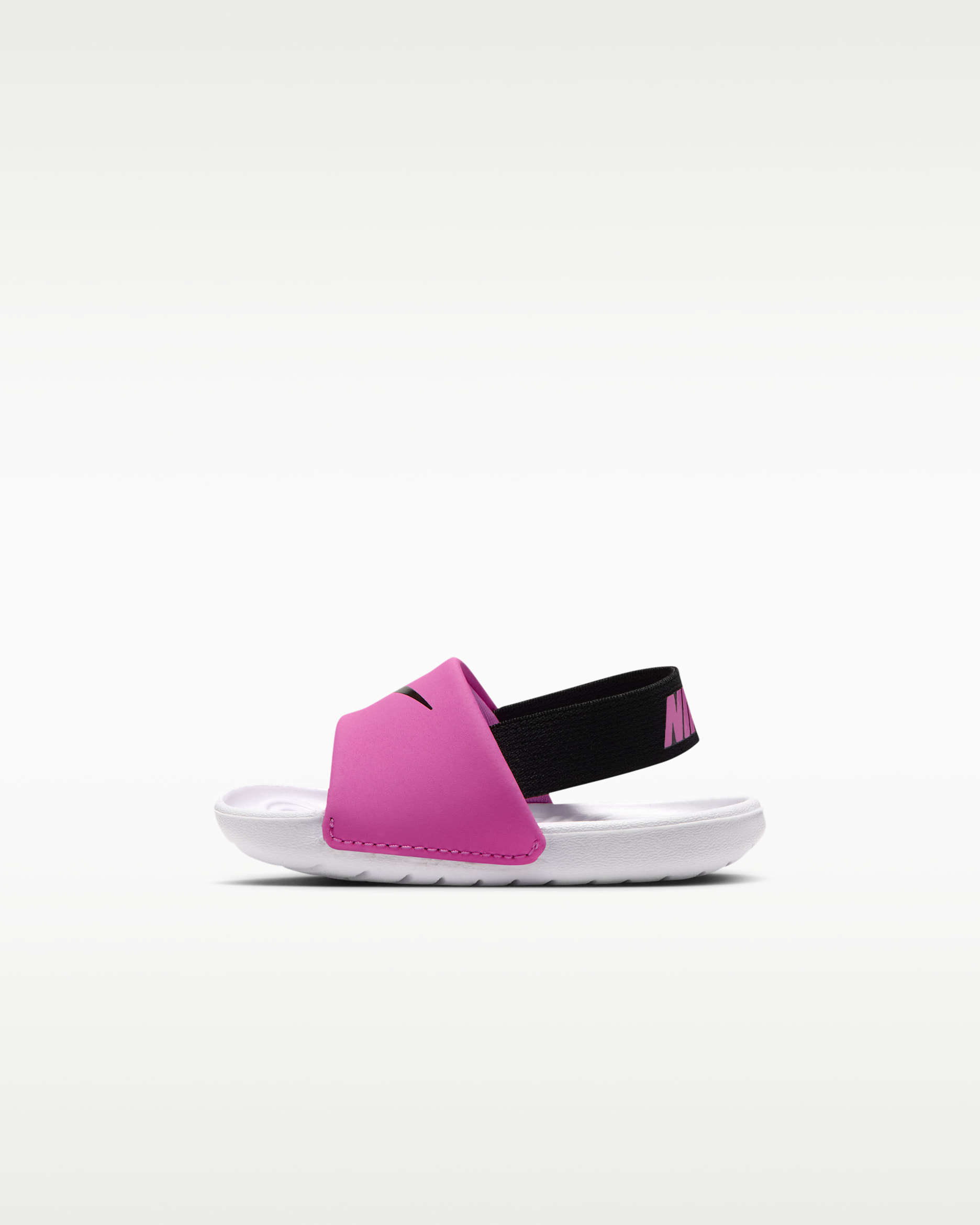 Nike Kawa Slides für Babys und Kleinkinder - Playful Pink/Weiß/Schwarz