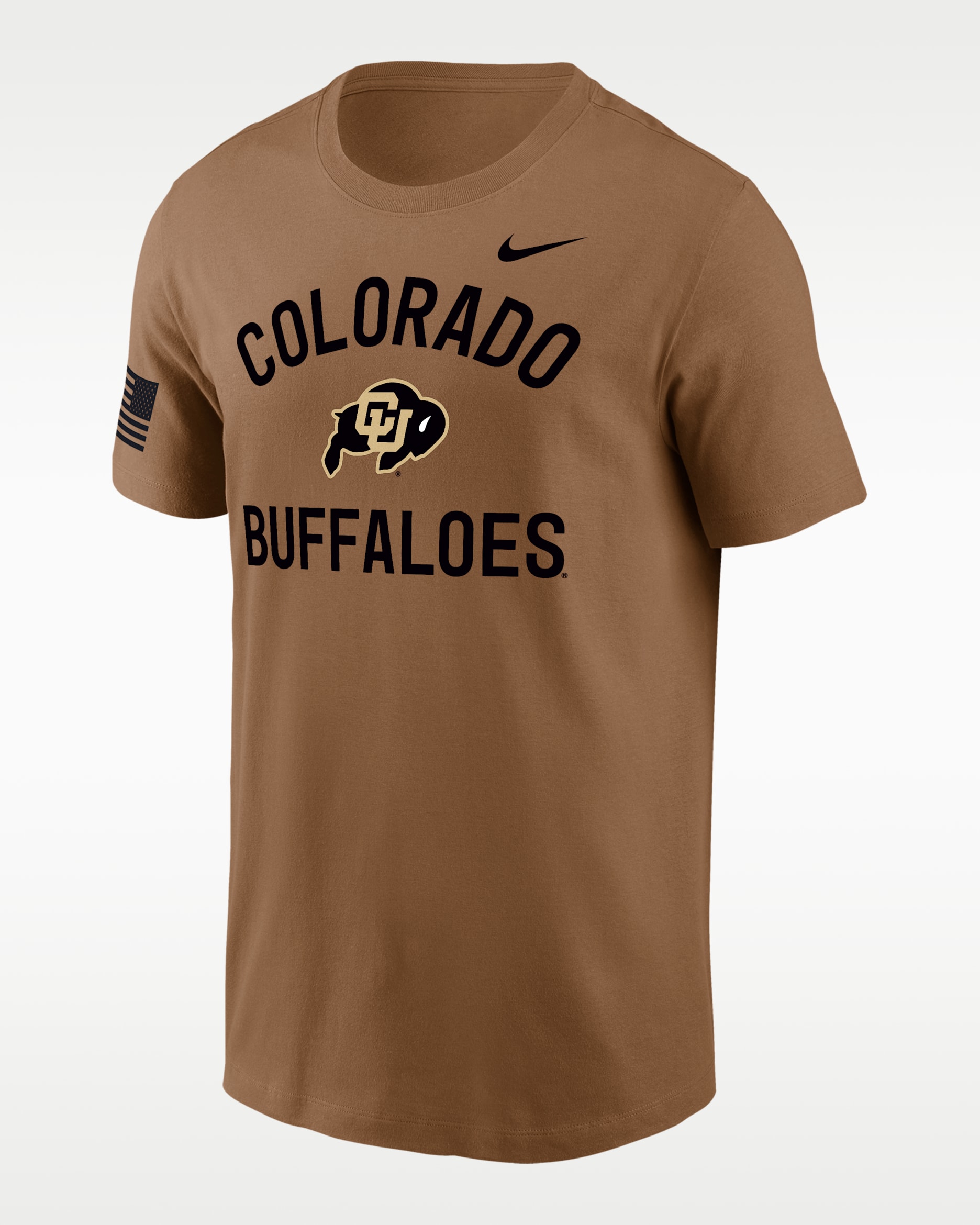 Colorado Buffaloes Men's Nike Dri-FIT College T-Shirt - Brown