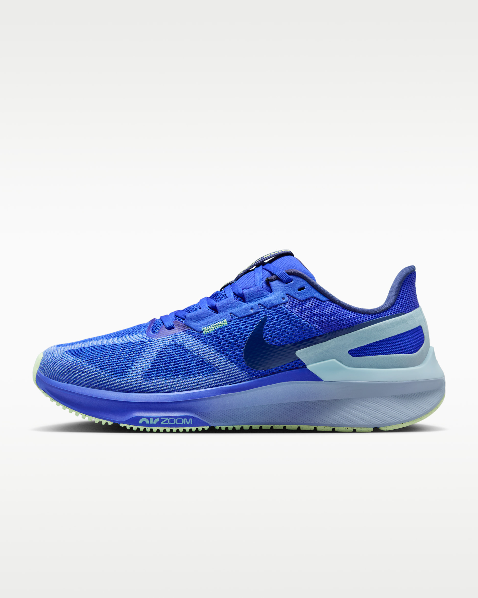 Tenis de correr en pavimento para hombre Nike Structure 25 - Hiperroyal/Azul militar claro/Polar/Azul marino medianoche